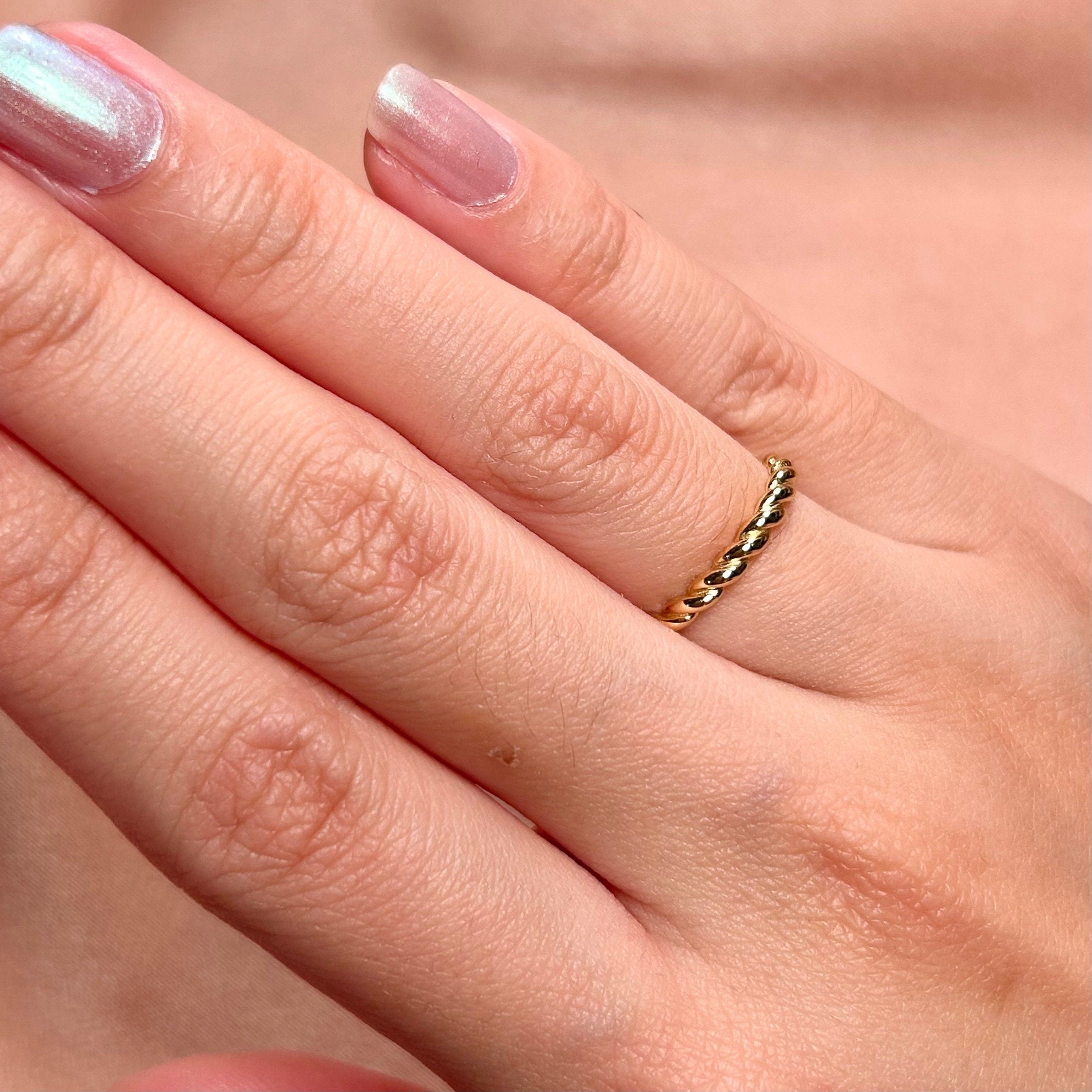 Twist Eternity ~ Vermeil Ring