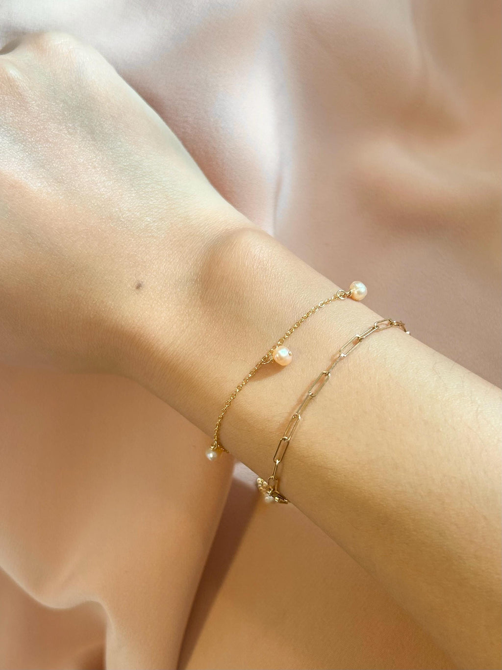Golden Dots Adjustable Bracelet ~ 14kt Gold Fill