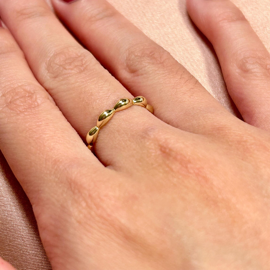Scallop 3D ~ Vermeil Ring