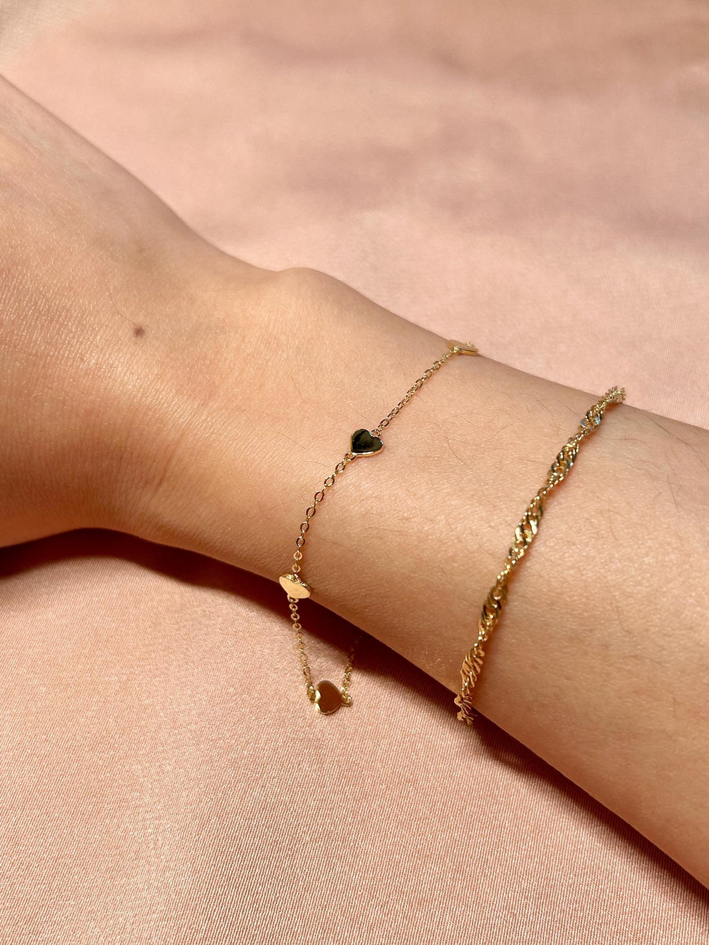 Hearts Steps ~ Vermeil Bracelet