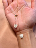 Mother of Pearl Rain Orbs Adjustable Necklace