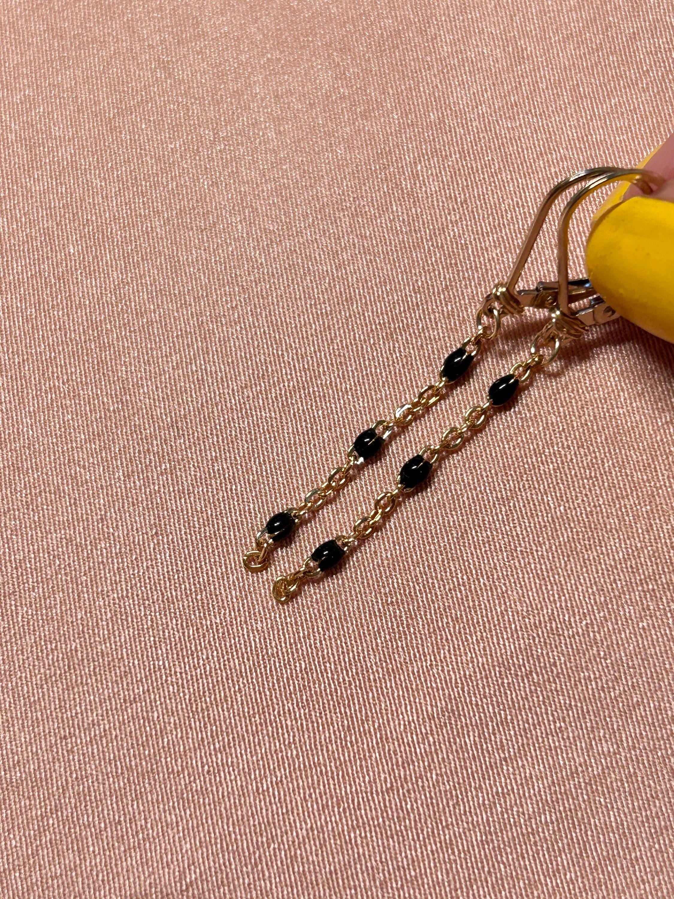 Enamel Earrings ~ 14kt Gold Filled