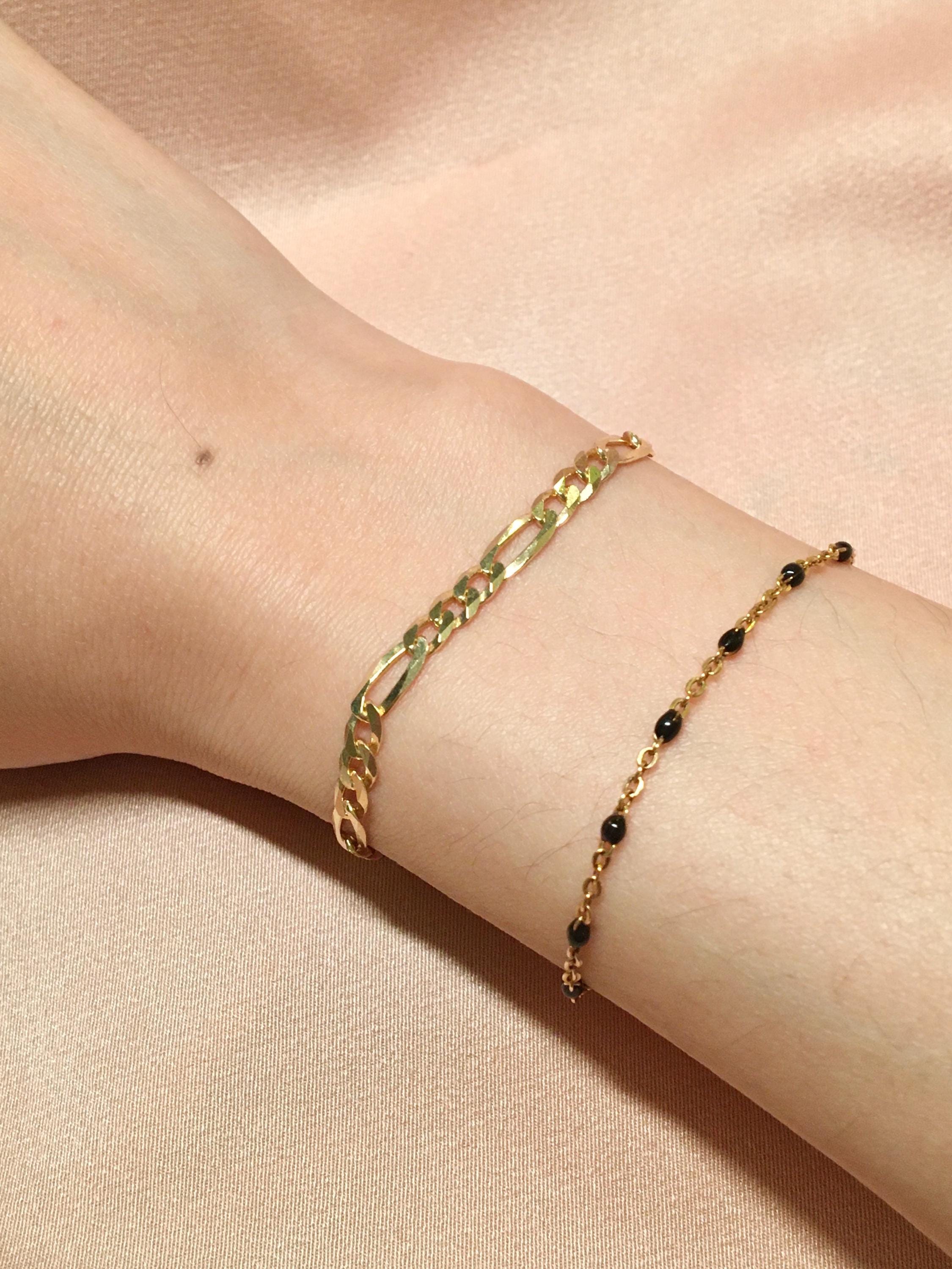 Flat Figaro Bracelet