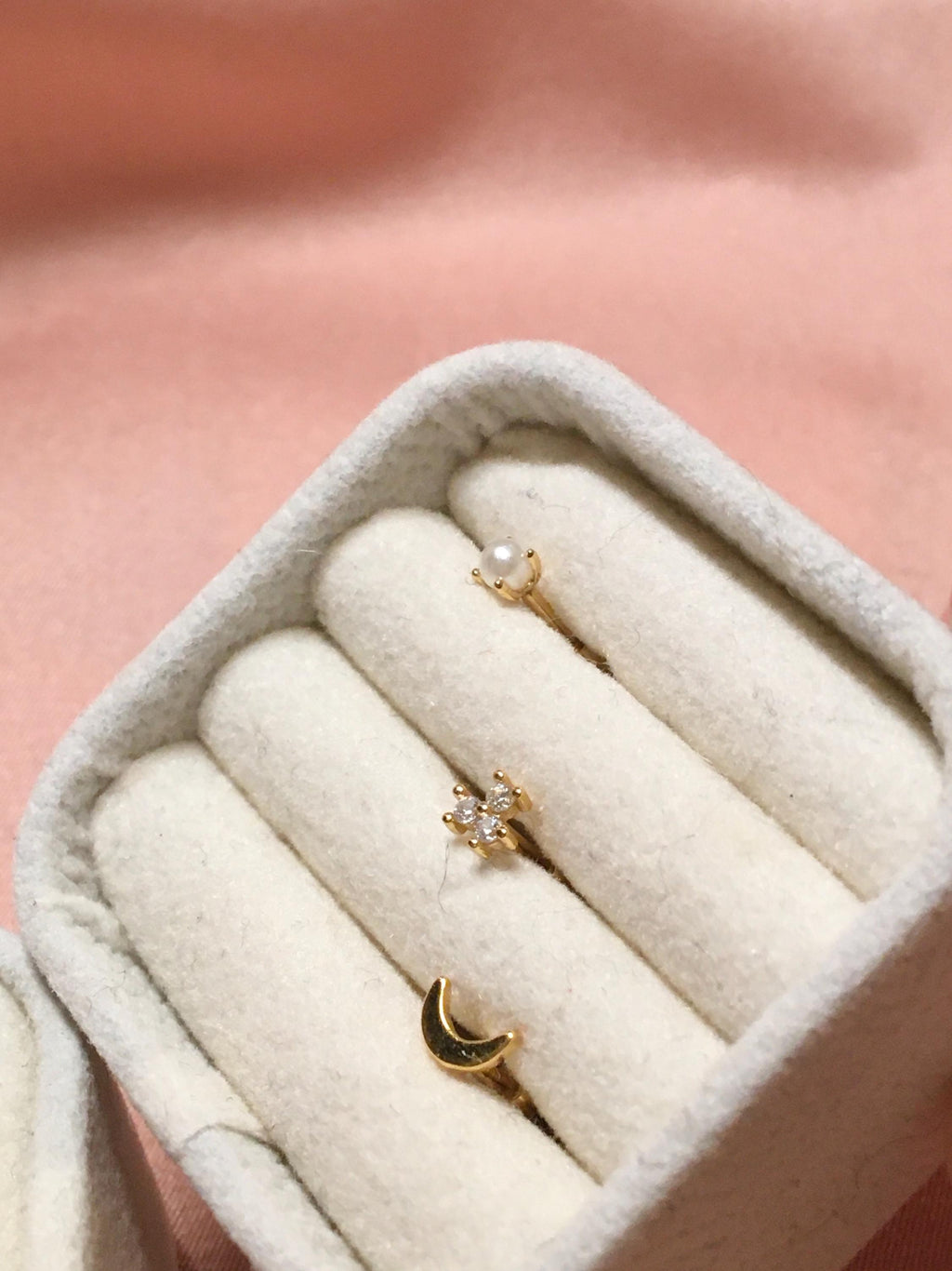 Helix Studs 1pc Ball Vermeil Earring
