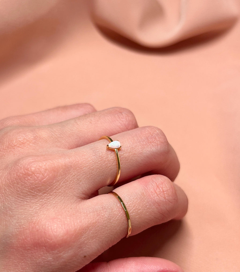 Hammered 14kt Gold Fill Ring