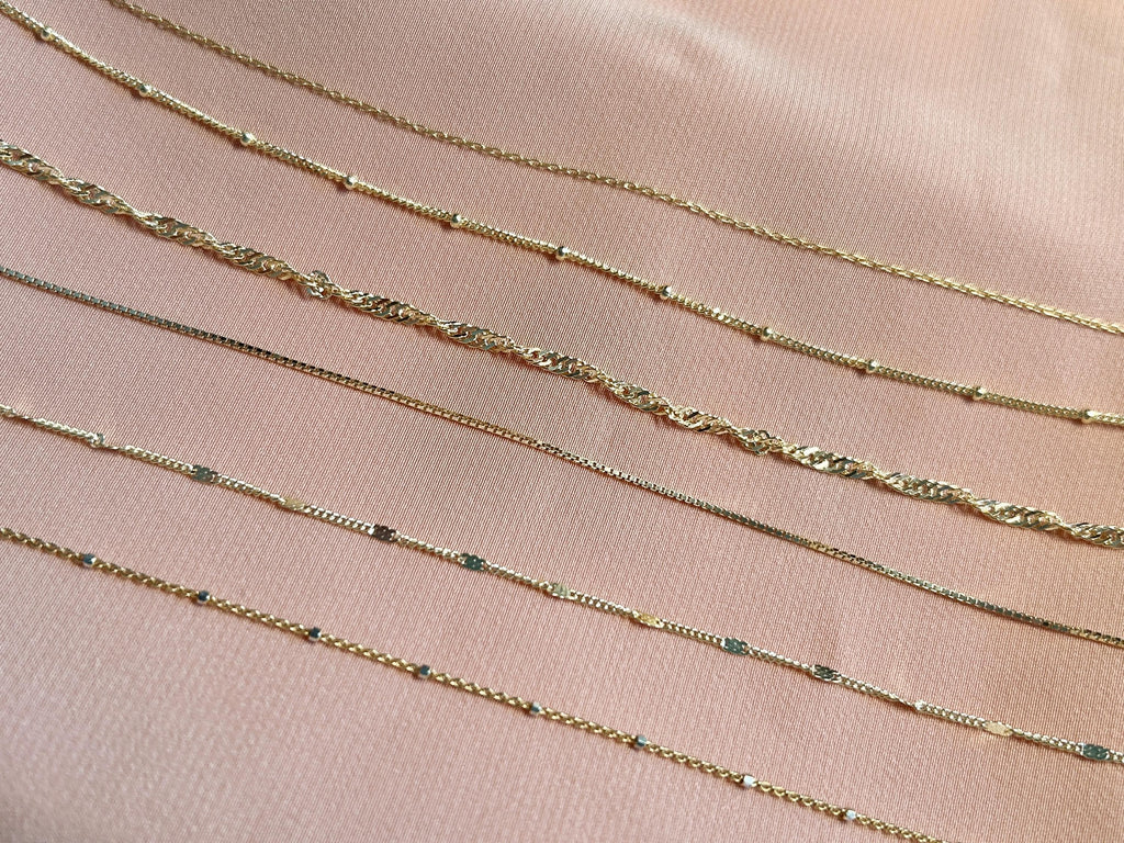 Best Kept Simple Chains ~ Vermeil Necklaces