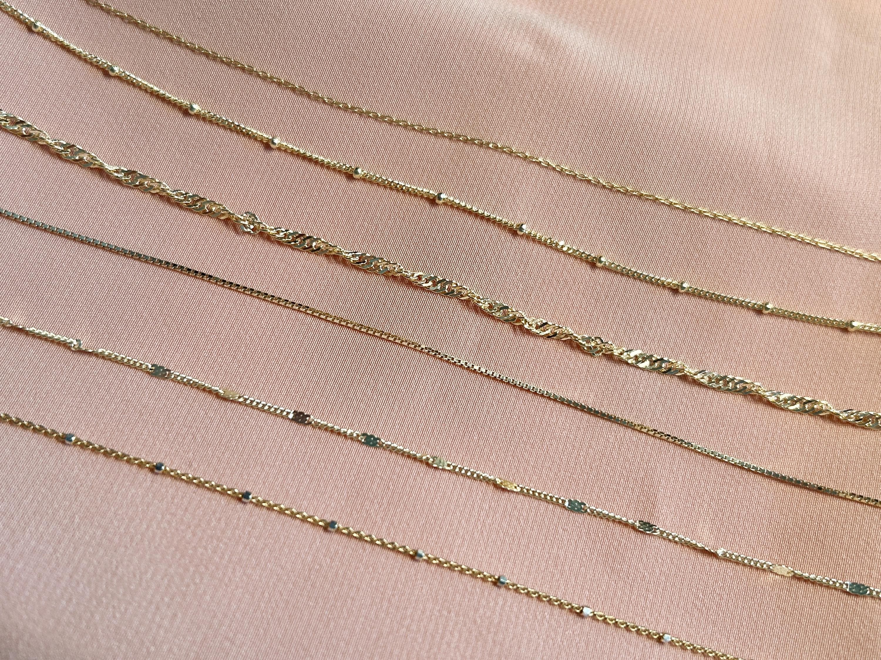 Best Kept Simple Chains ~ Vermeil Necklaces