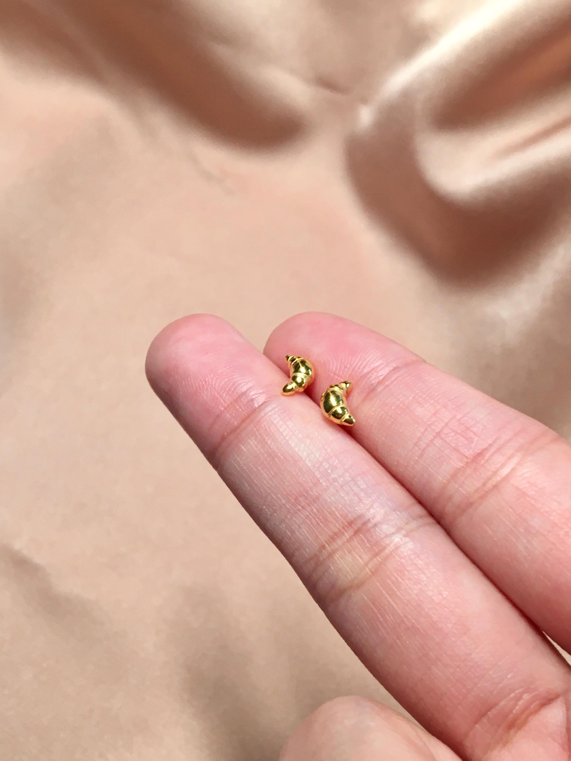 Croissant Stud Earrings