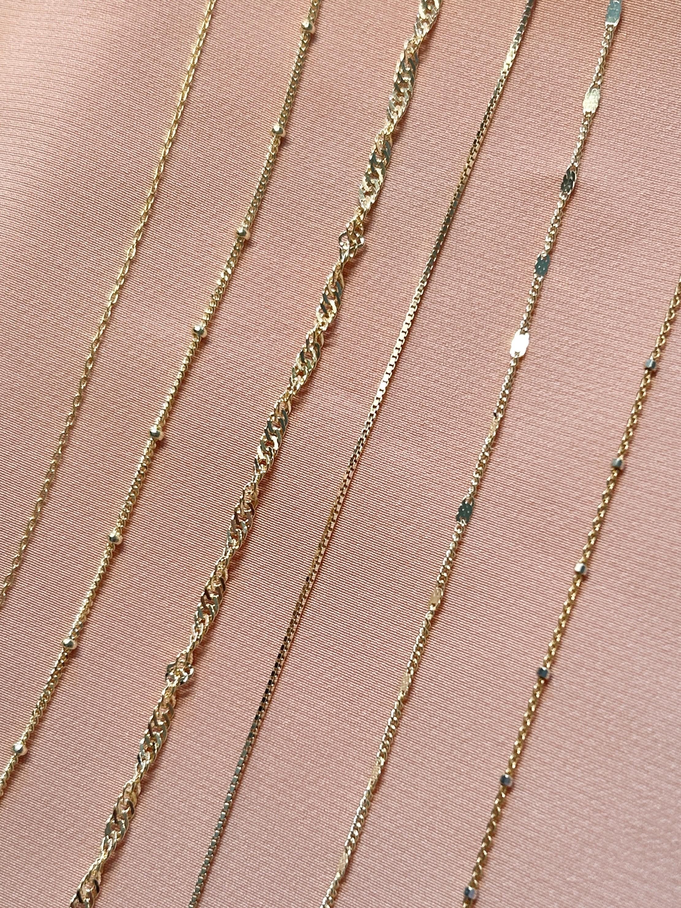 Best Kept Simple Chains ~ Vermeil Necklaces