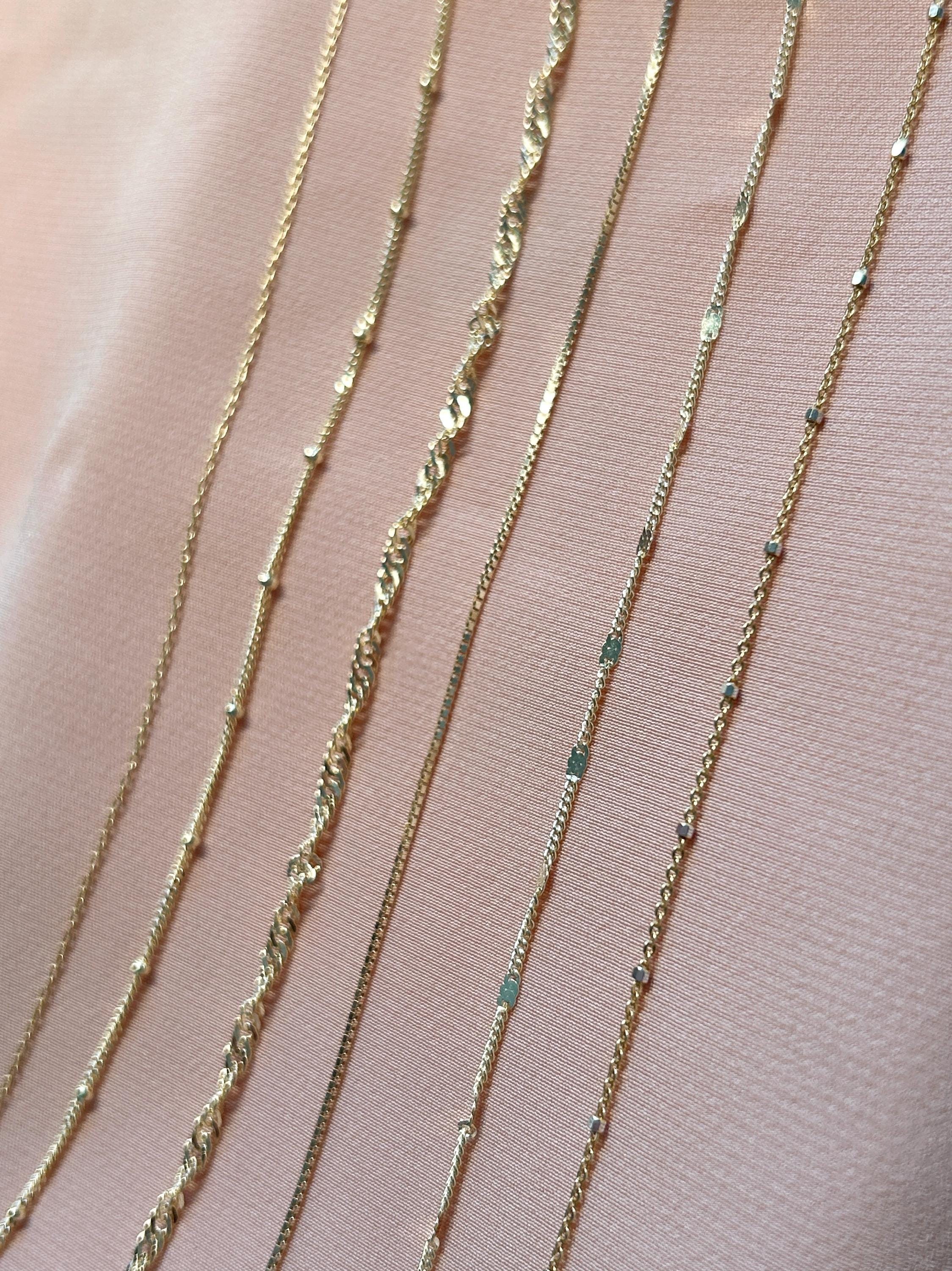Best Kept Simple Chains ~ Vermeil Necklaces