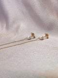 Stud-Threader V2 Pearl Earrings ~ 14kt Gold Filled ~ Sterling Silver