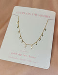 Luna Star Moon Lightning ~ Vermeil Necklace