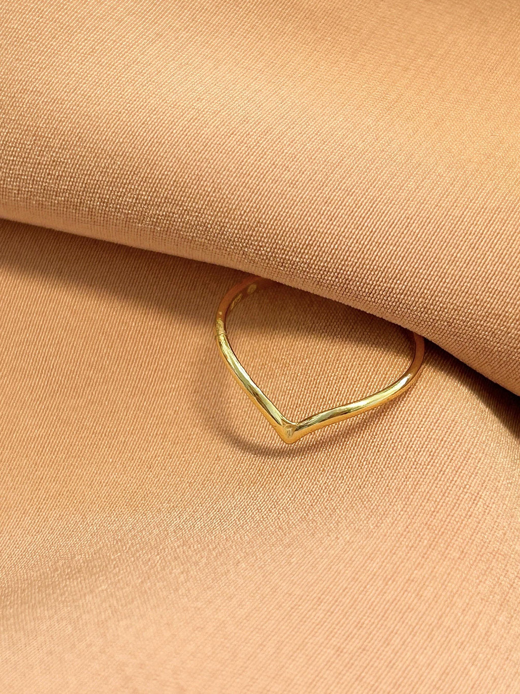 Chevron Ring ~ Vermeil ~ Sterling Silver