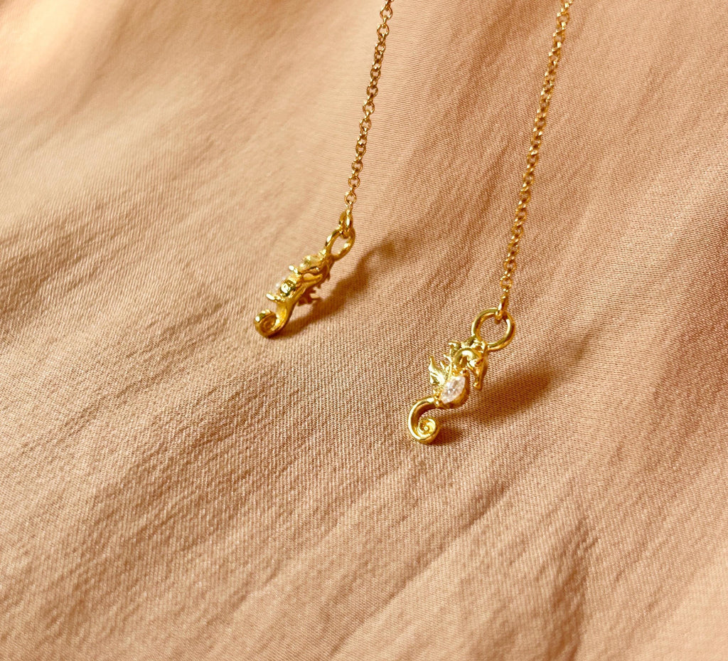 Seahorse Threader Earrings ~ Our Ocean