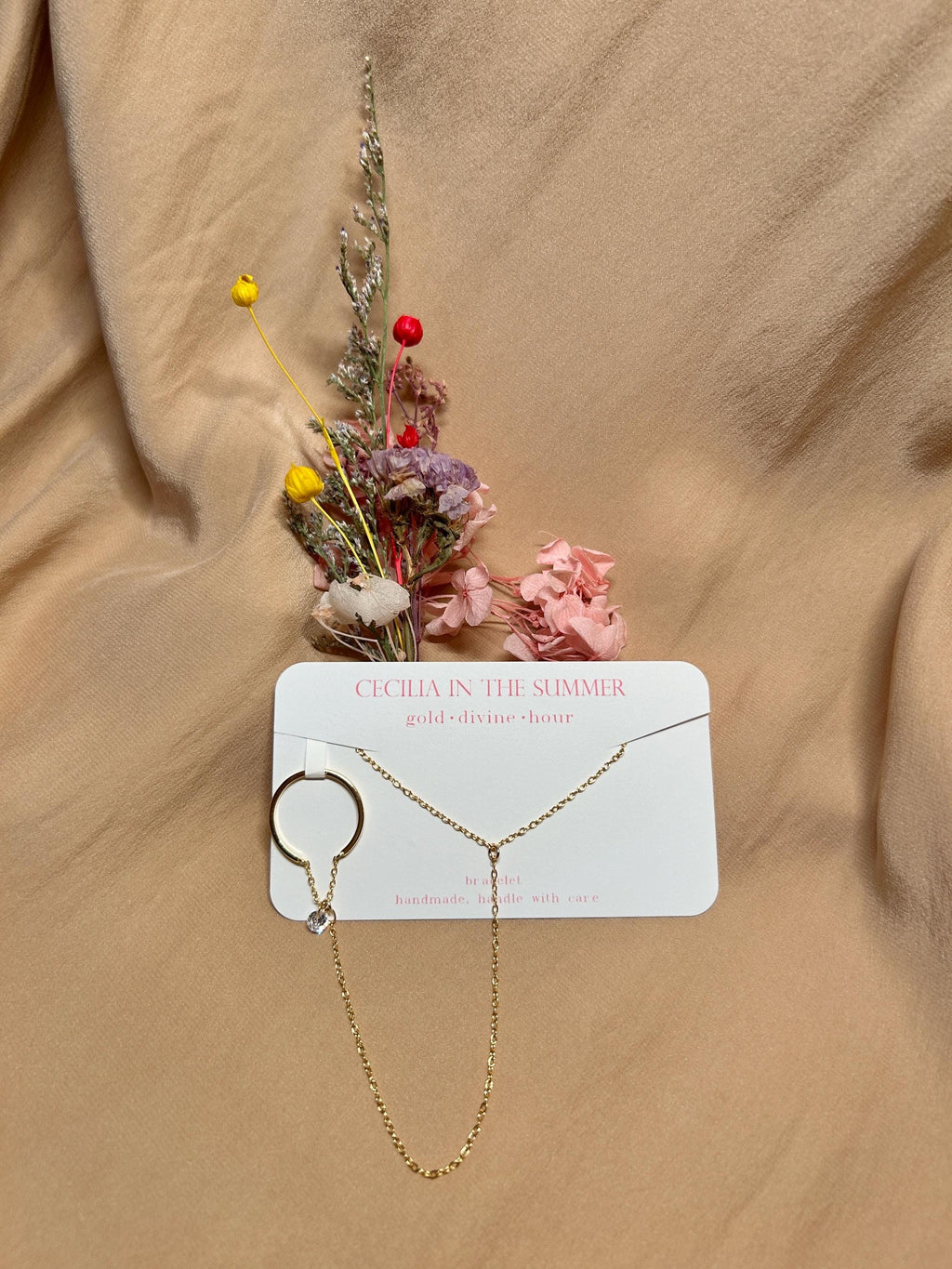 Lenn Ring-Link-Bracelet ~ Vermeil Bracelet