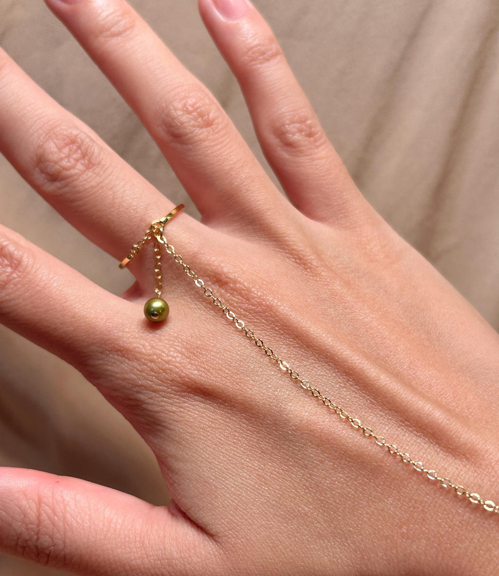 Maria Ring-Link-Bracelet ~ Vermeil Bracelet 14kt Gold Fill