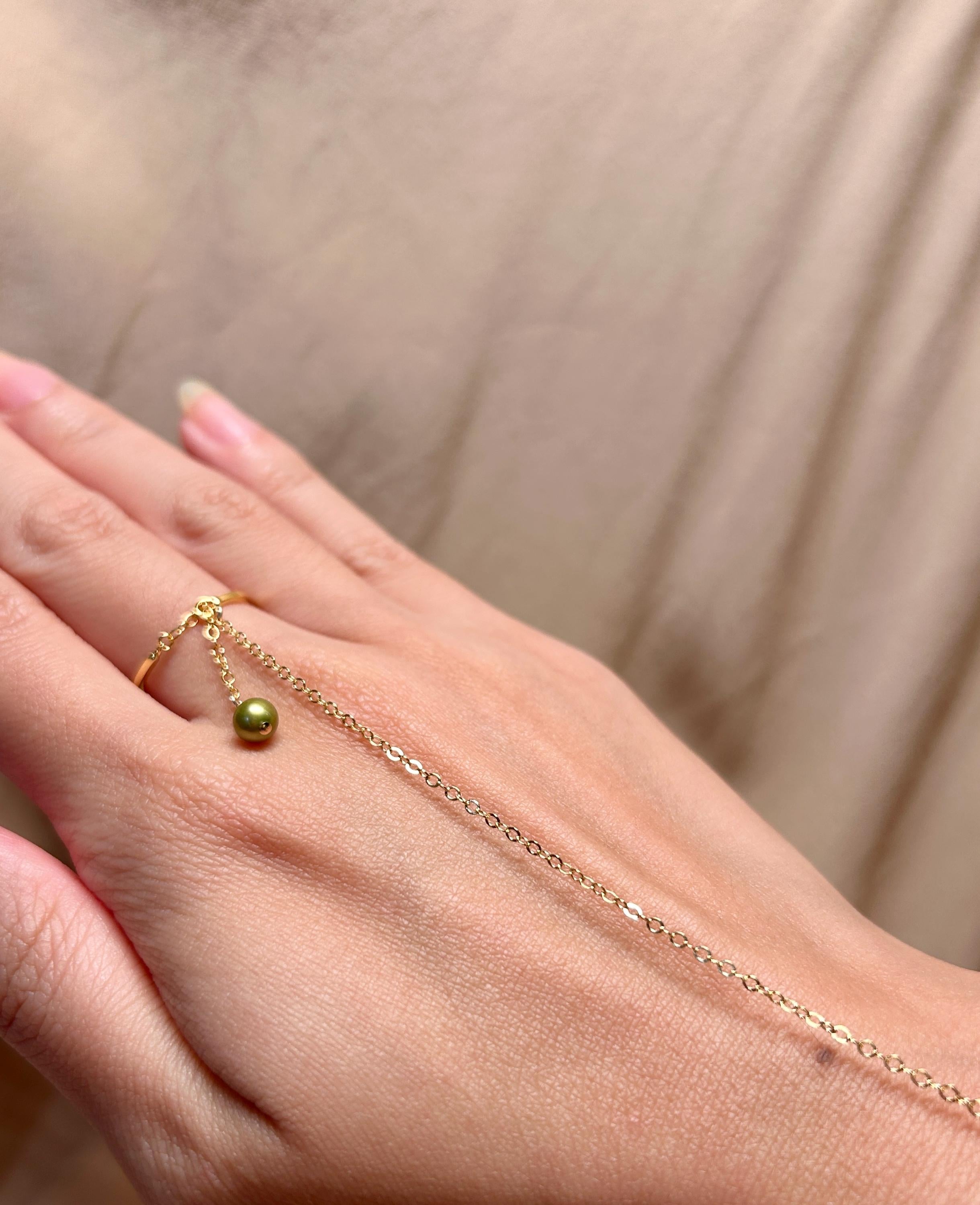 Maria Ring-Link-Bracelet ~ Vermeil Bracelet 14kt Gold Fill