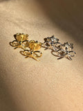 Neat Bow Stud Earrings