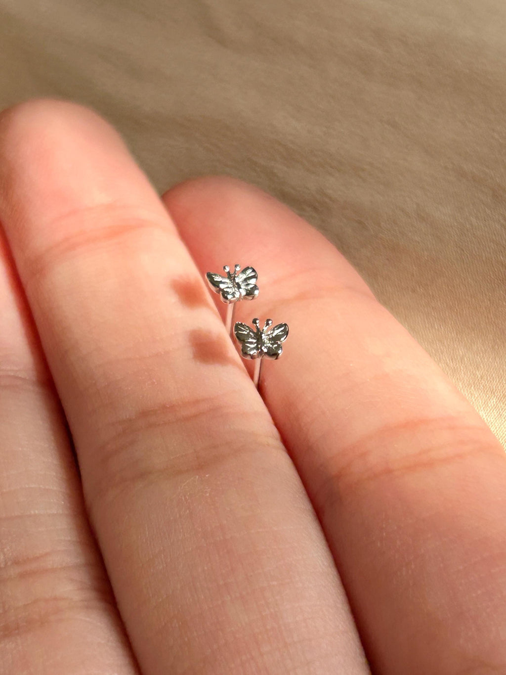 Butterflies Butterfly Mini Studs Vermeil Earrings