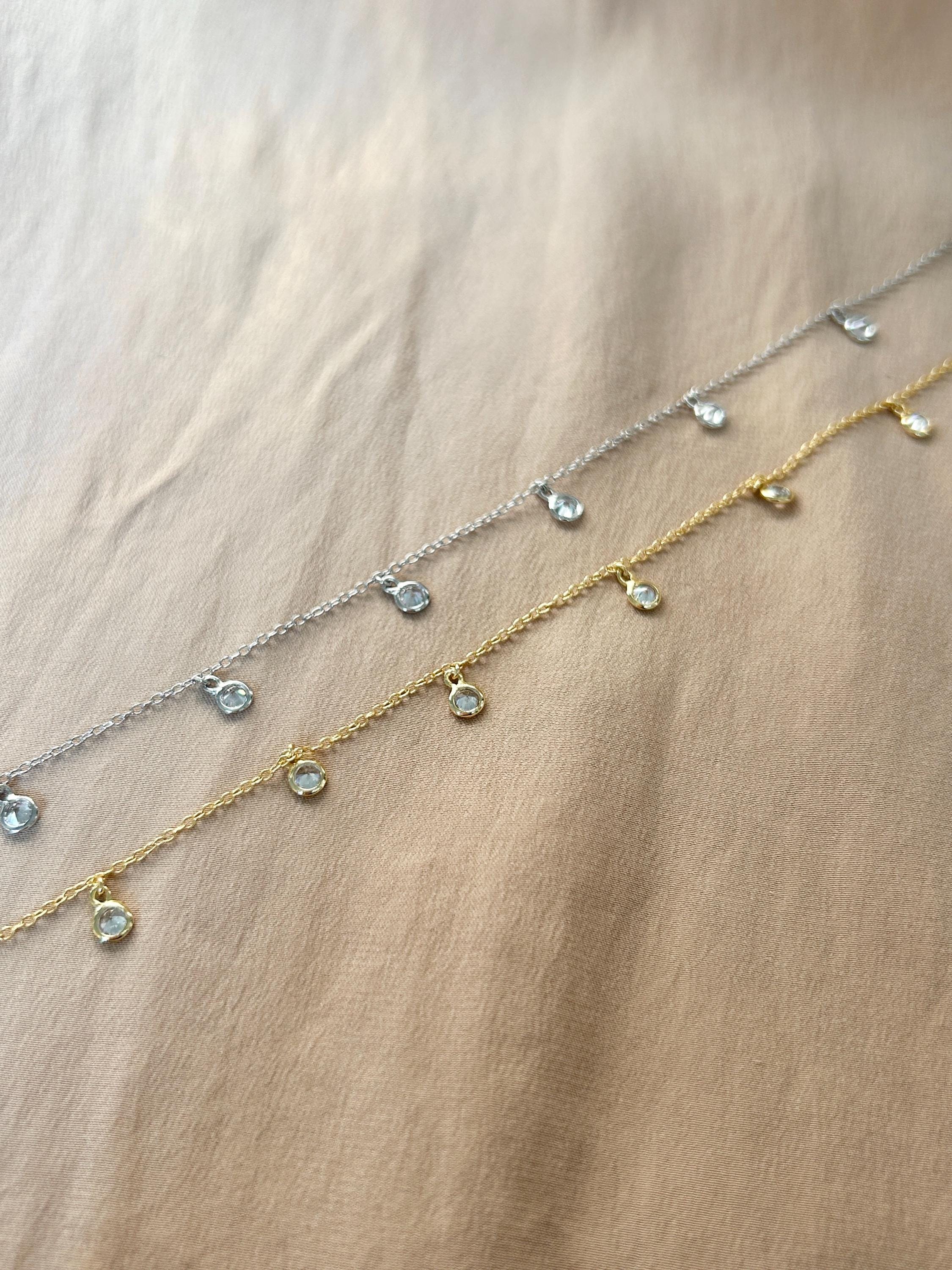 Gem Charms CZ Bracelet