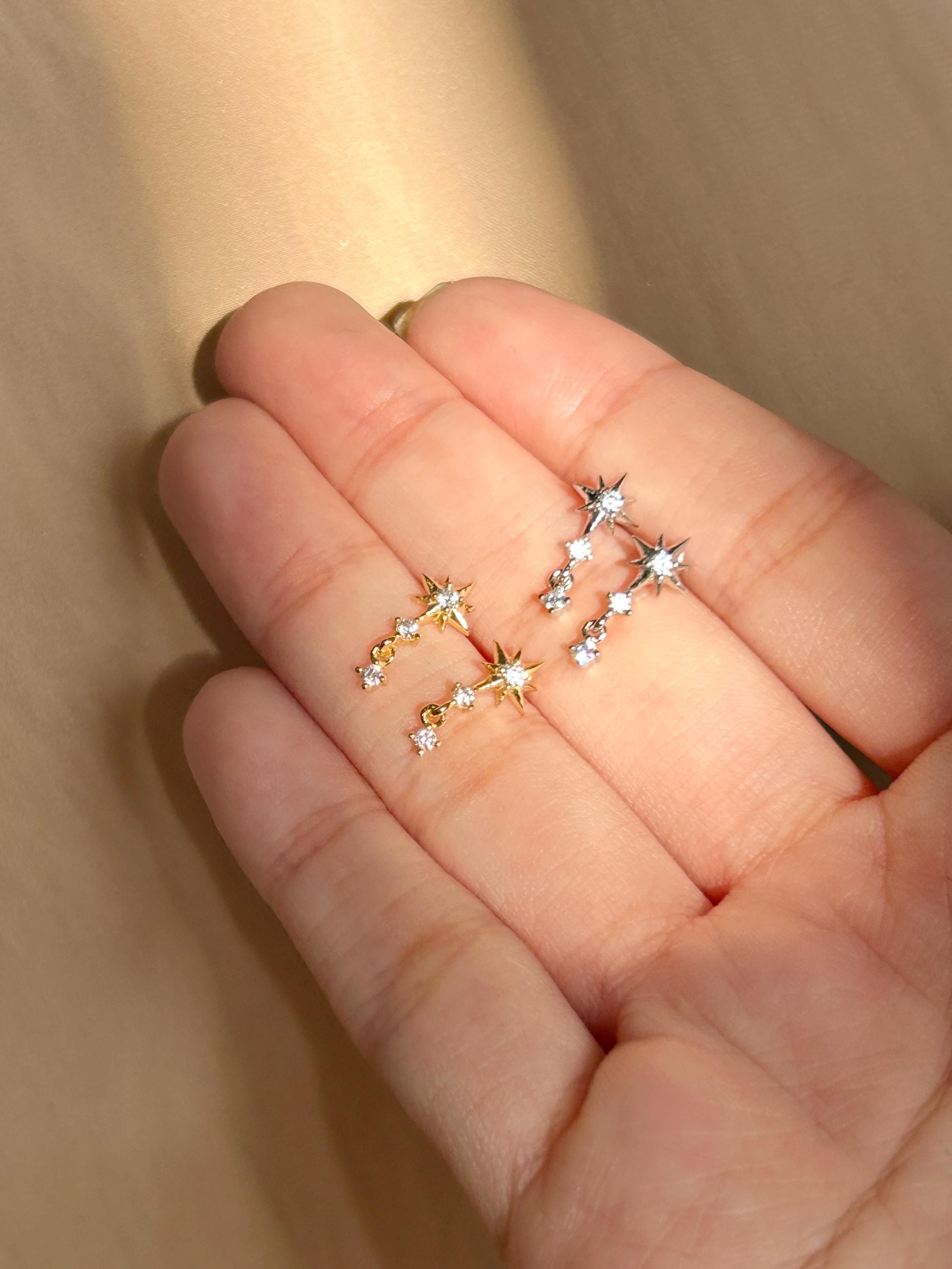 Starry Night Stud Vermeil Earrings
