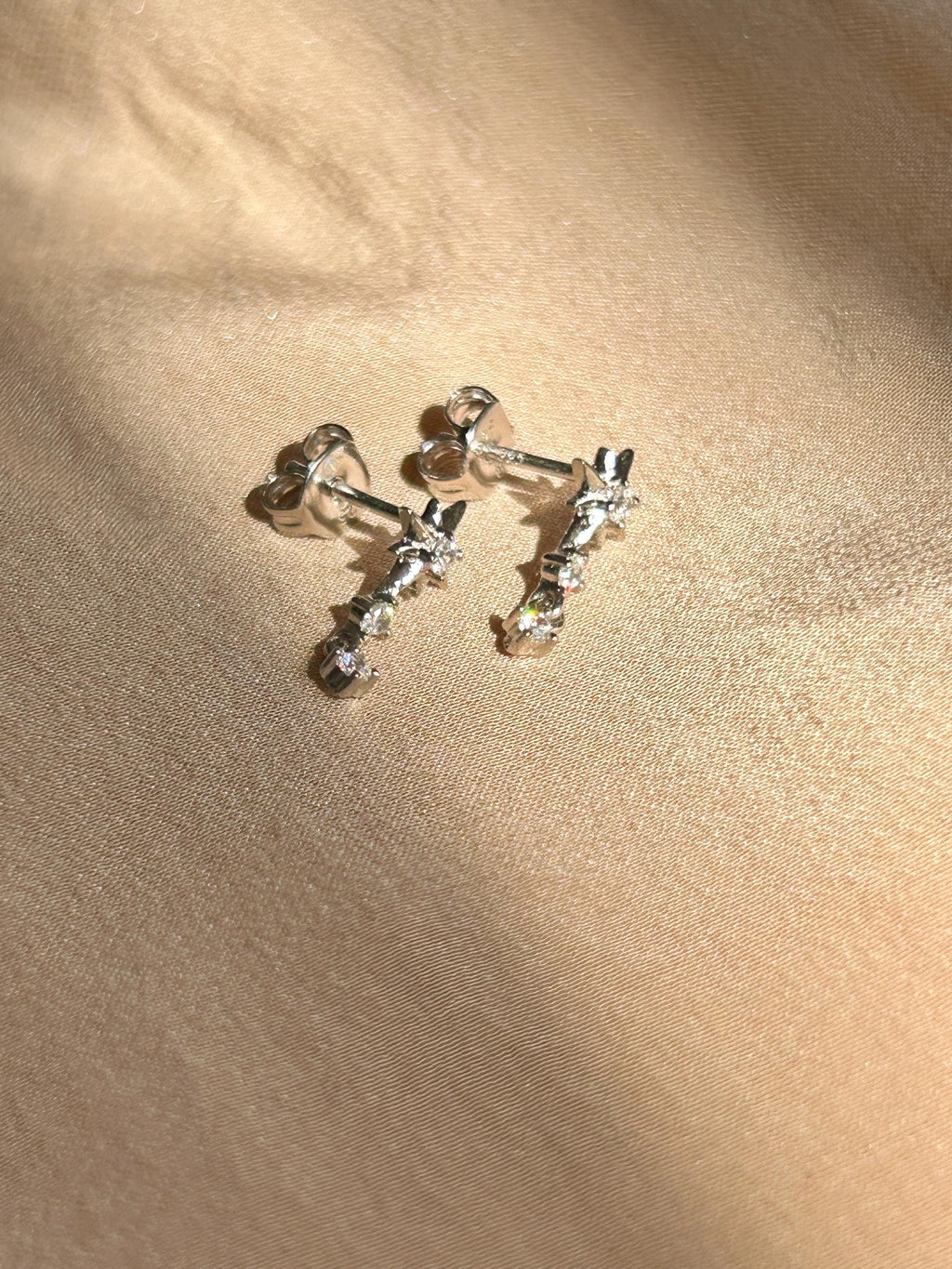 Starry Night Stud Vermeil Earrings