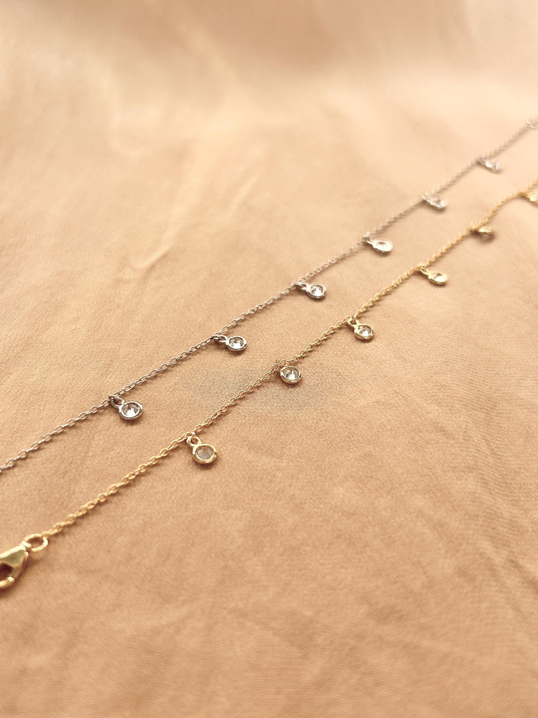Gem Charms CZ Bracelet
