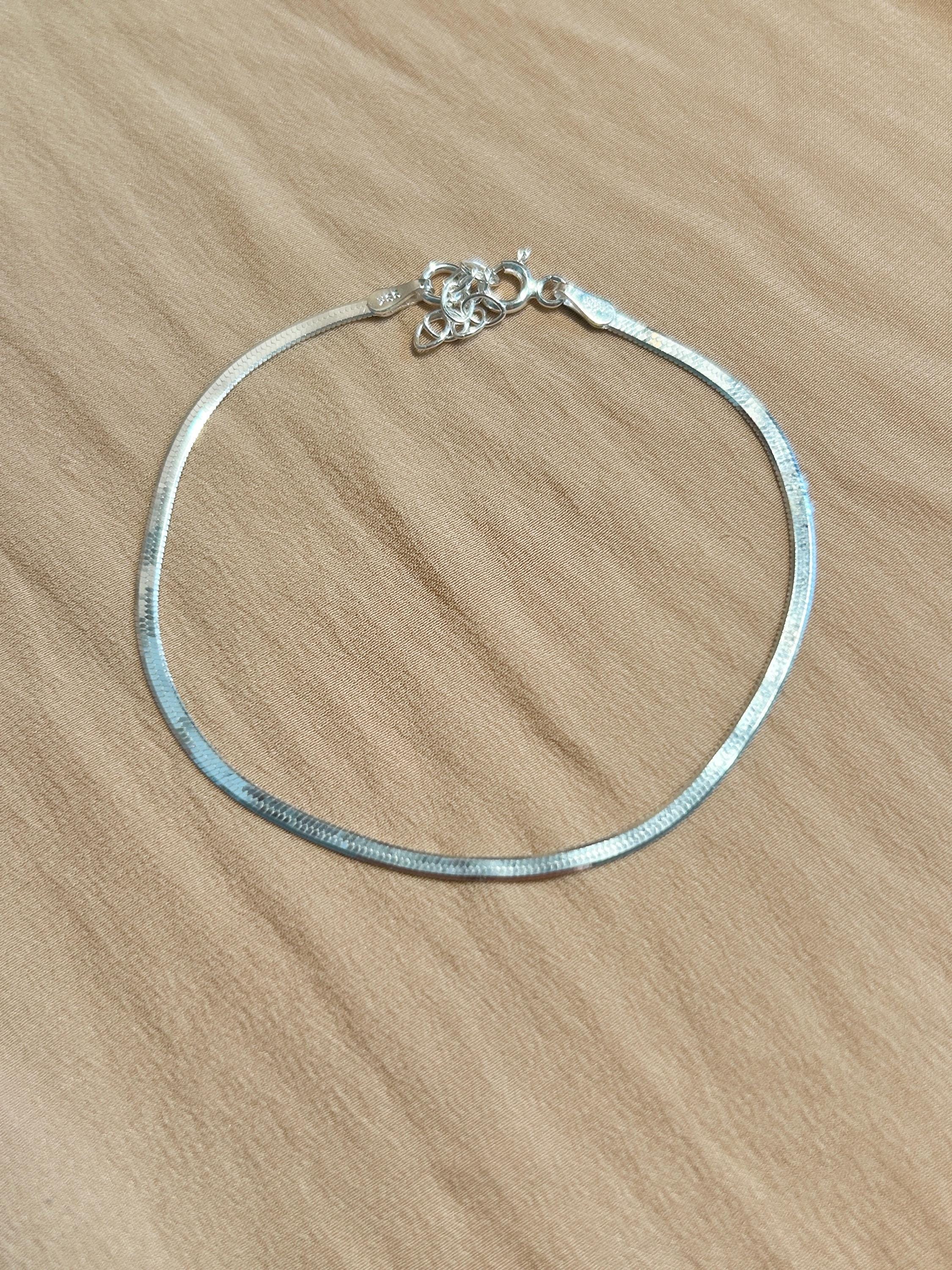 Snake Herringbone 2mm Bracelet