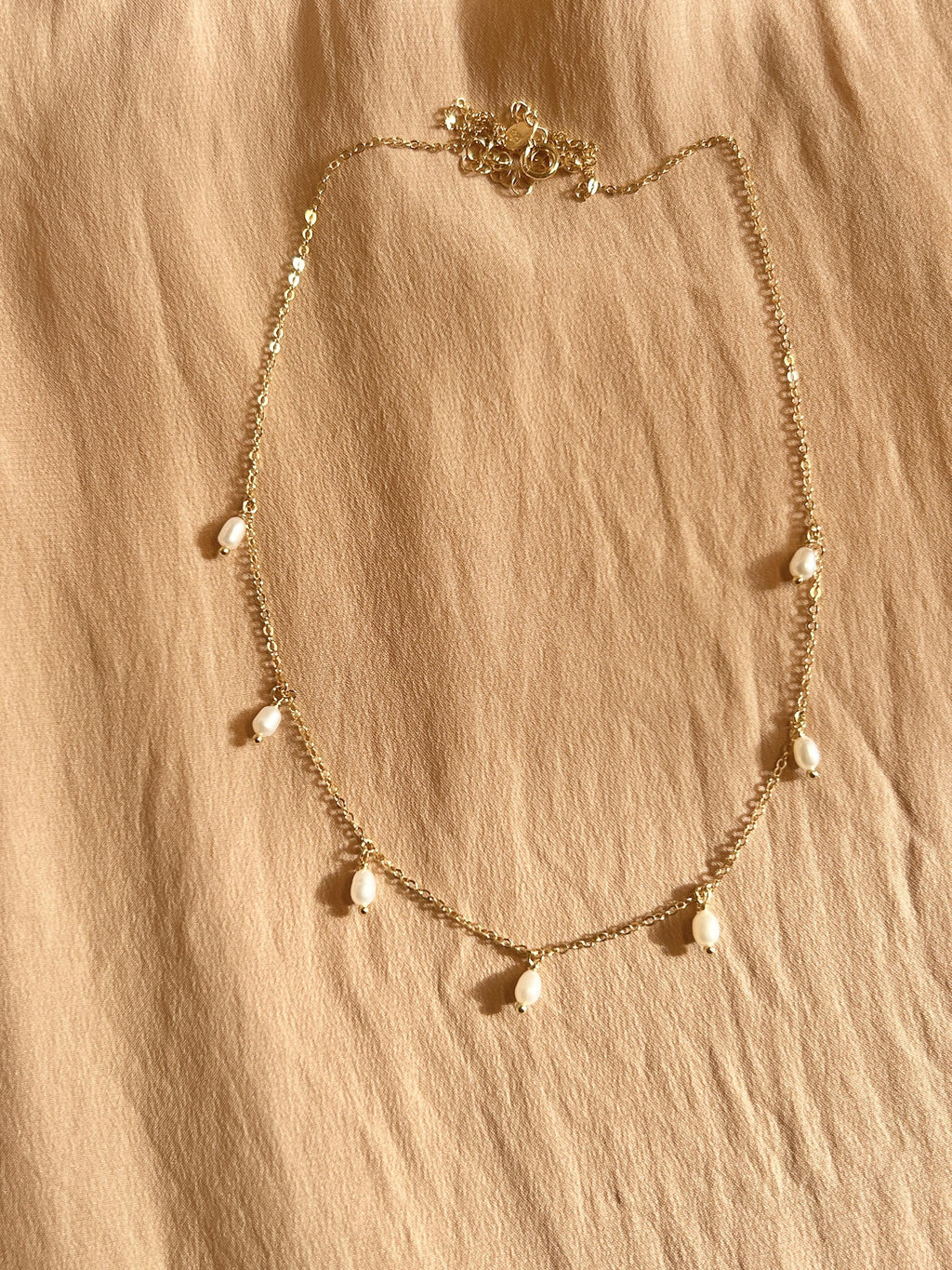 Rice Pearl ~ Vermeil Necklace