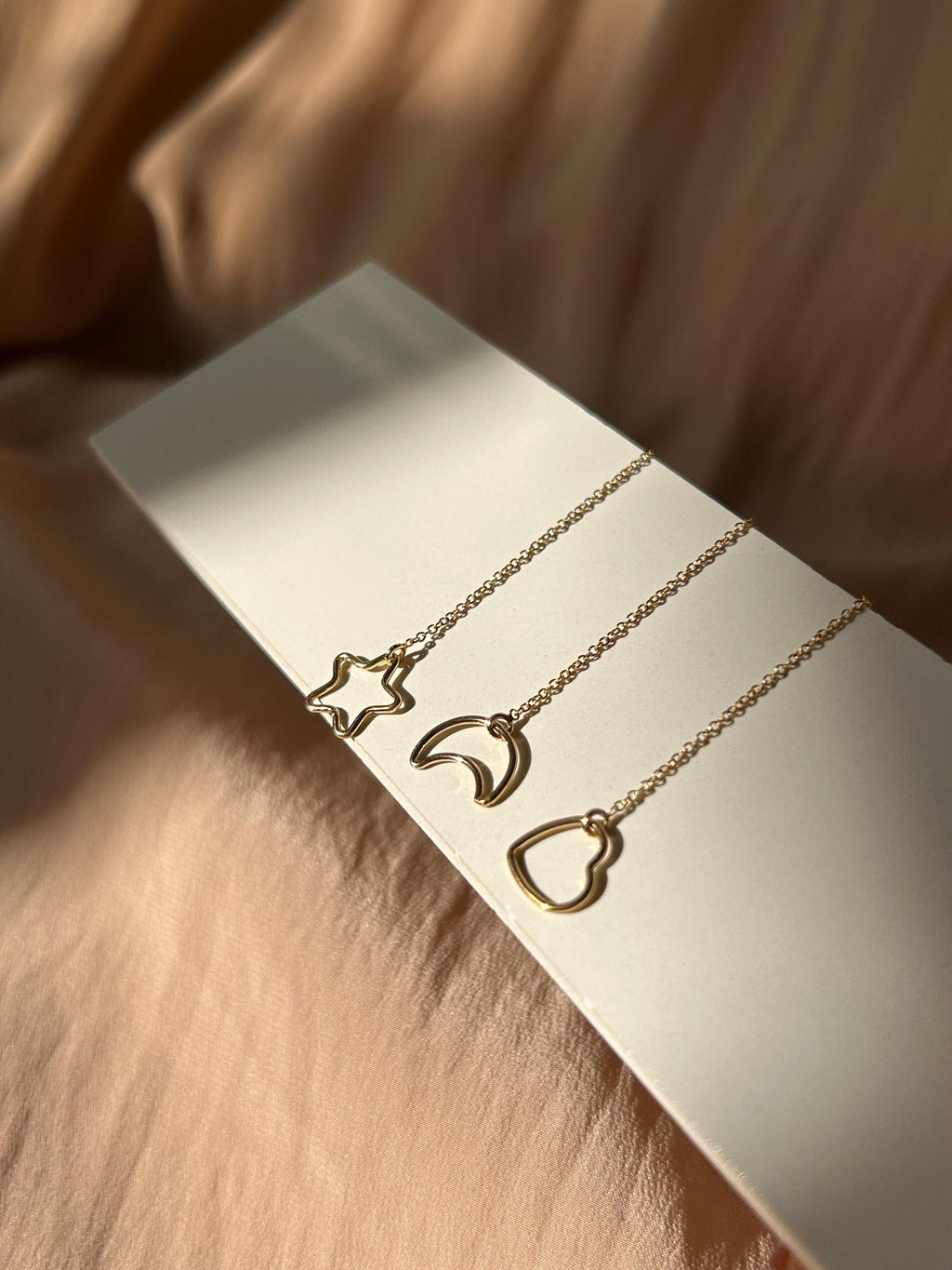 Outline Star Threader Earrings