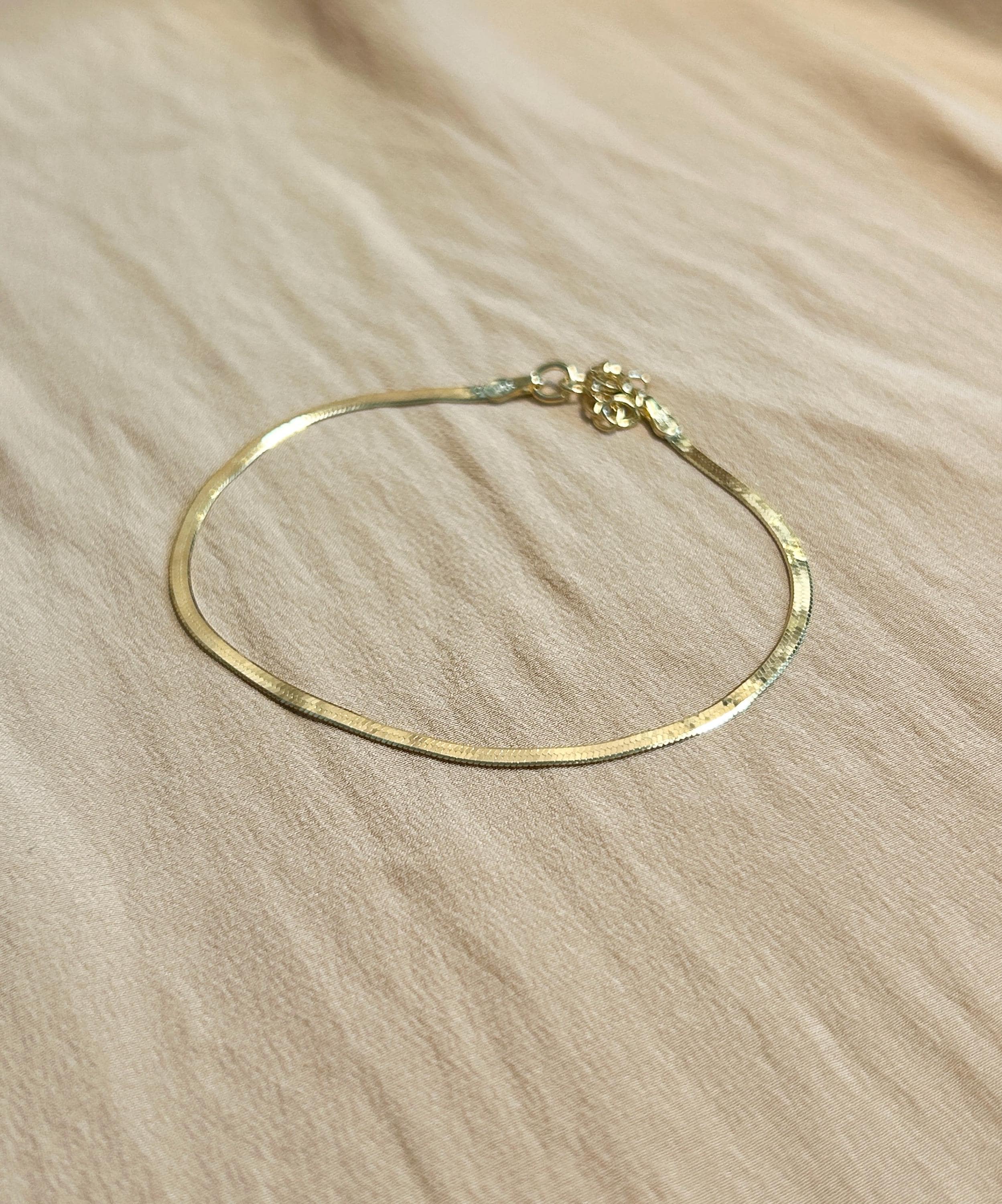 Snake Herringbone 2mm Bracelet