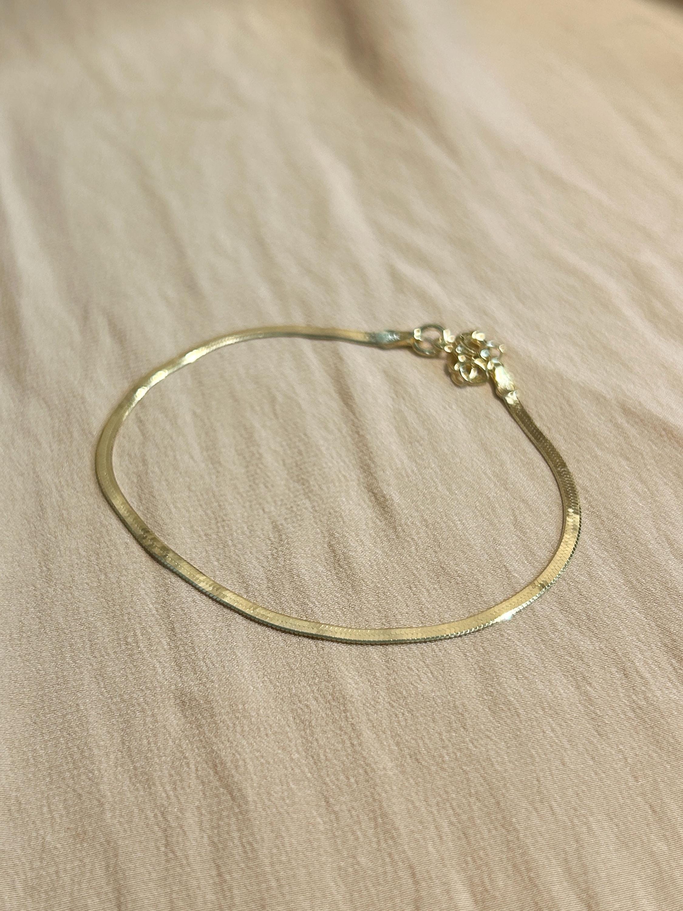 Snake Herringbone 2mm Bracelet