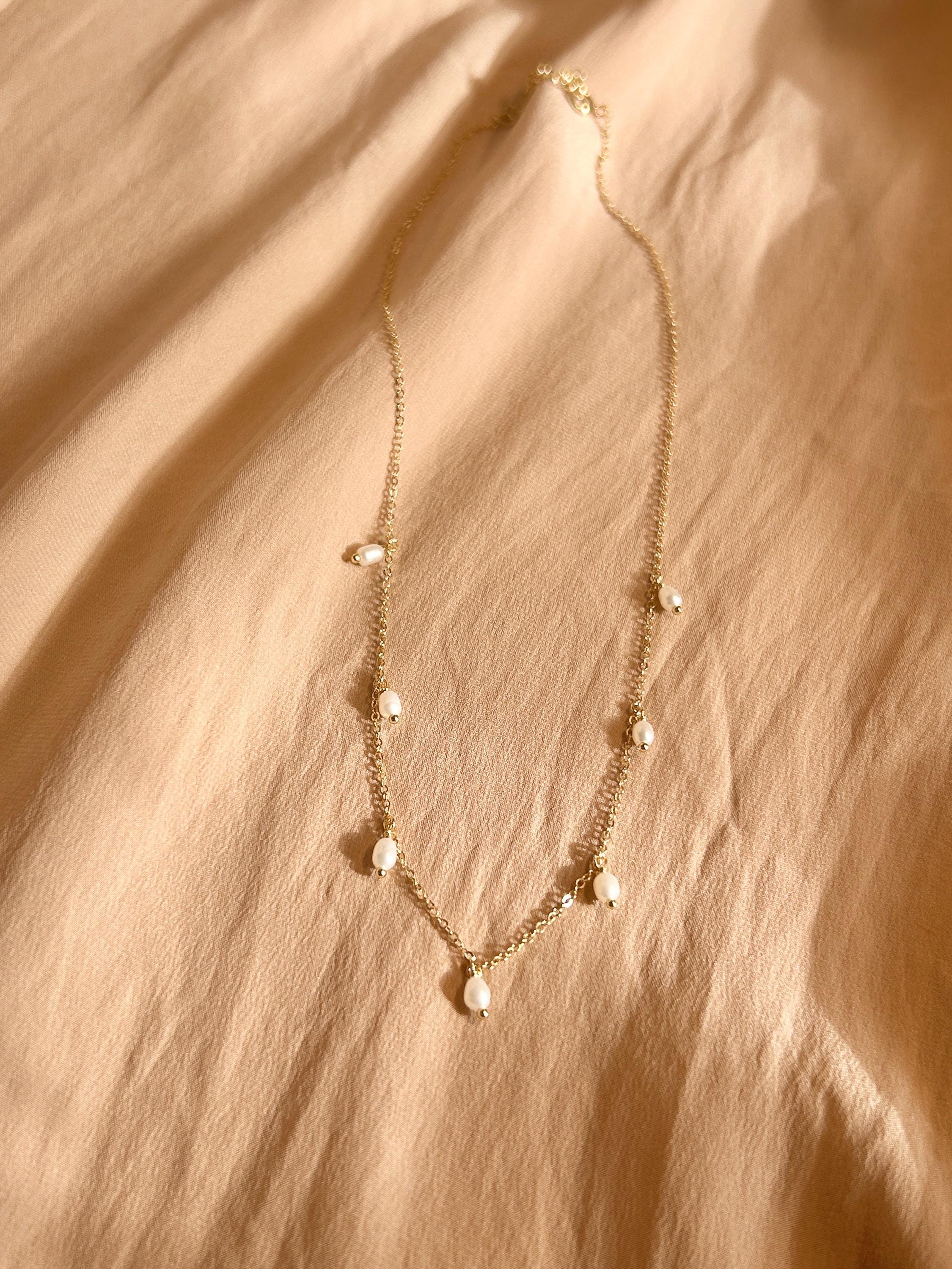 Rice Pearl ~ Vermeil Necklace
