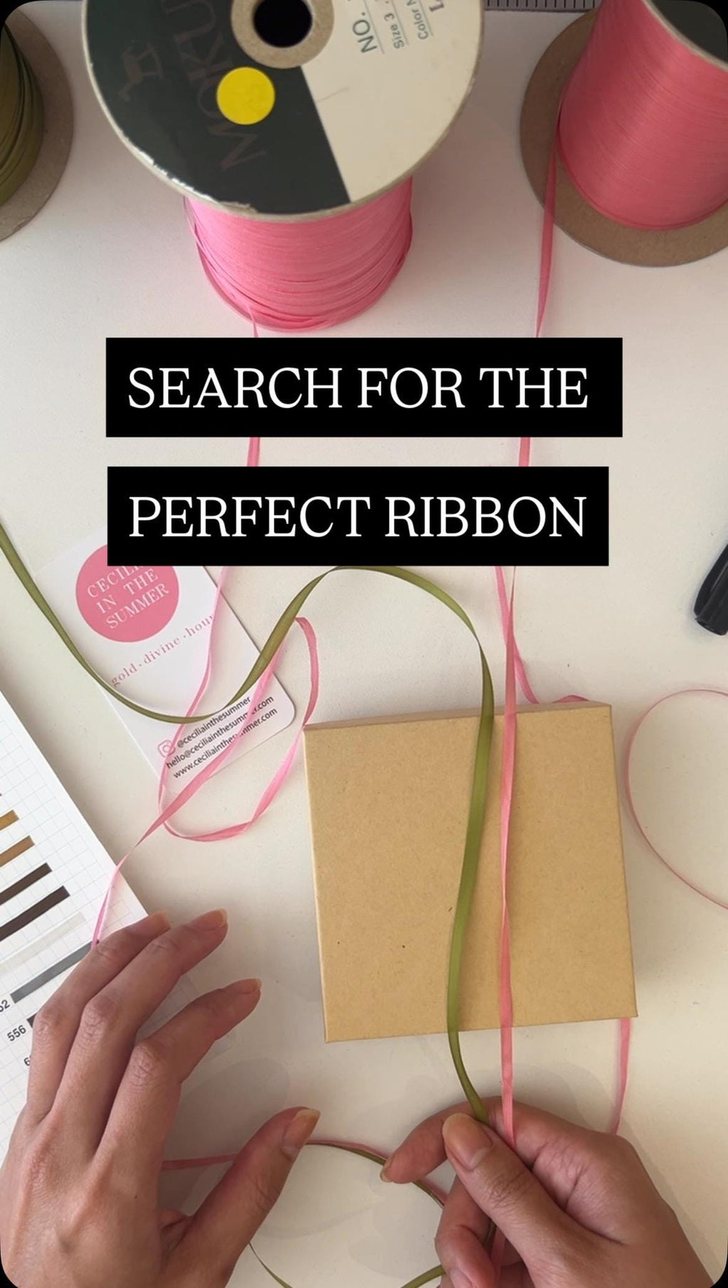 Gift Packaging ~ Craft Box + Ribbon