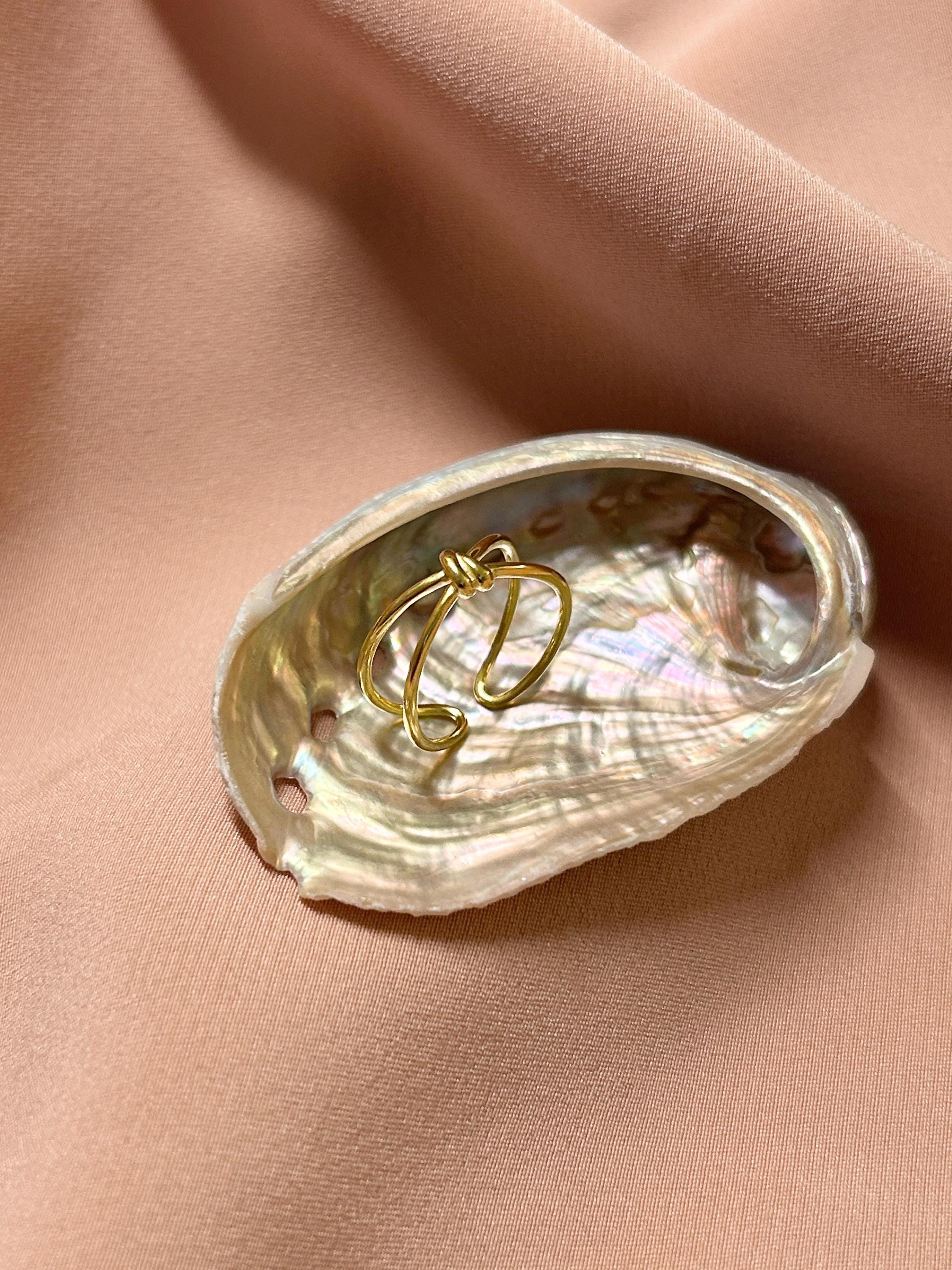 Knot Ring ~ Vermeil Adjustable Resizable