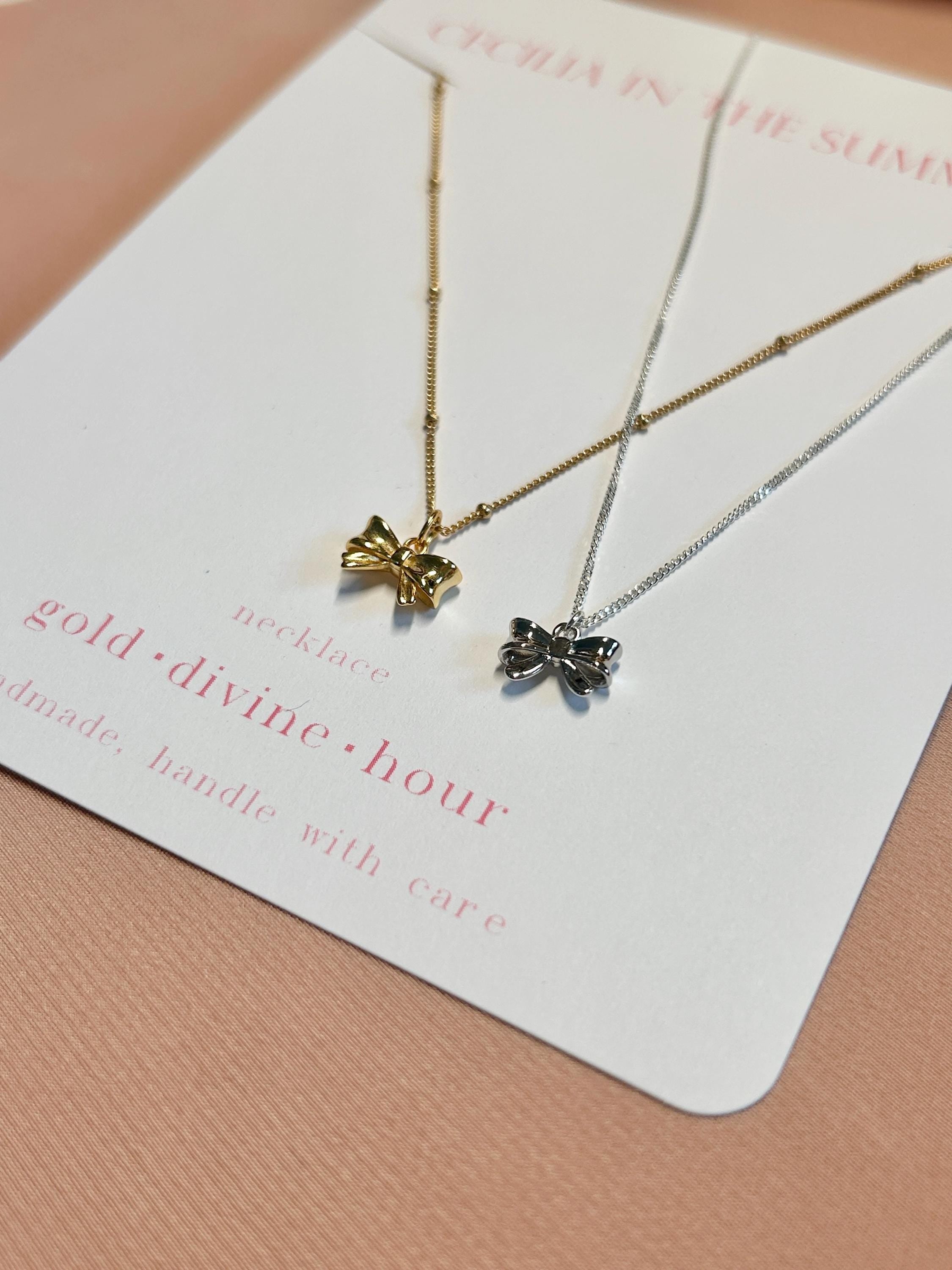 Bow Sweetheart Necklace