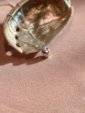 Big Heart Tiny 3D Pendant Necklace ~ Sterling Silver