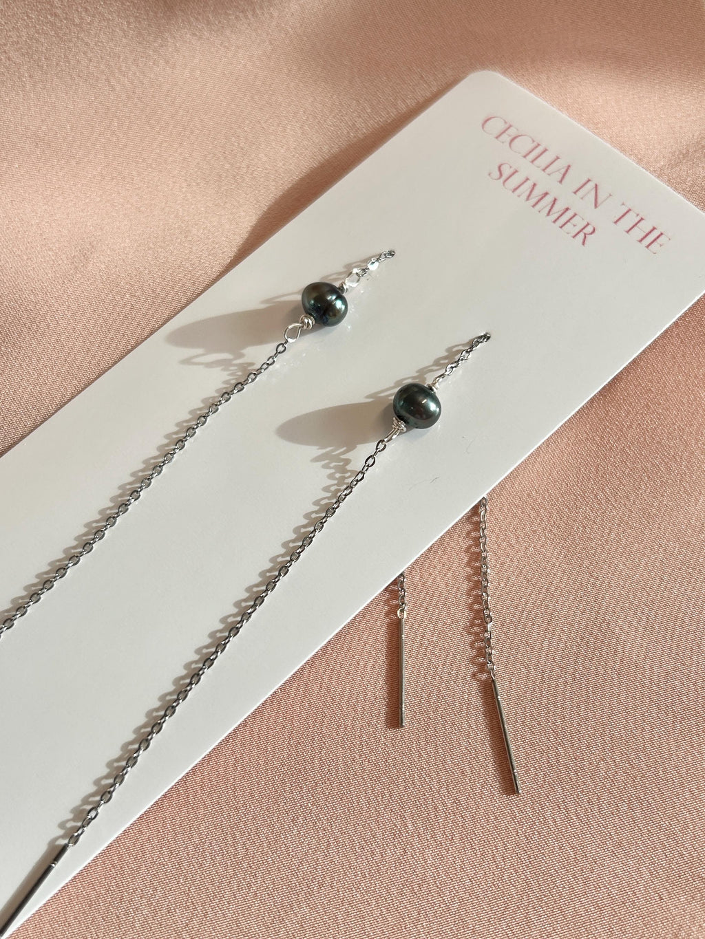 Double Threader Sterling Silver ~ Pearl ~ Opal