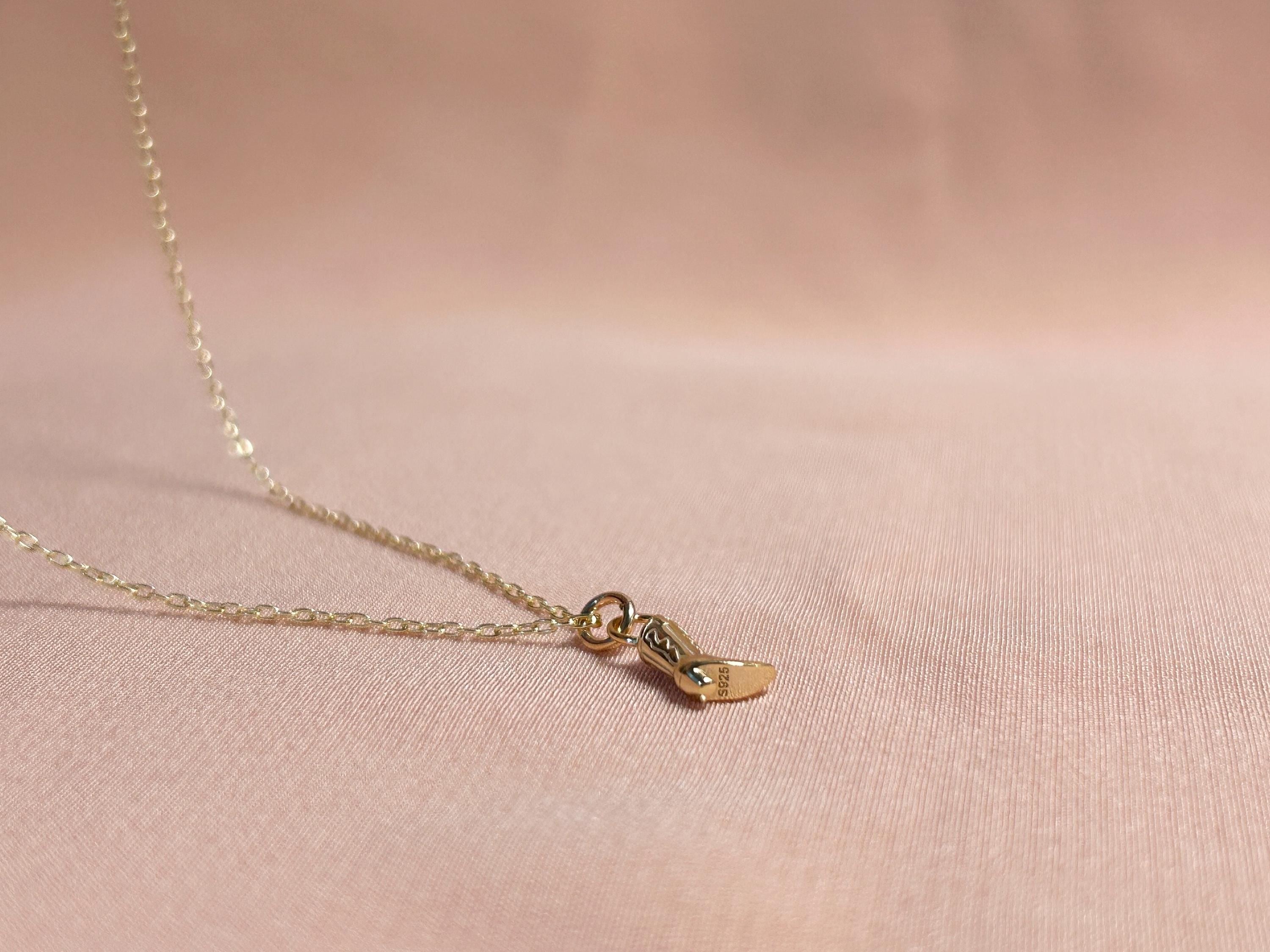 Freedom Boot Pendant Necklace