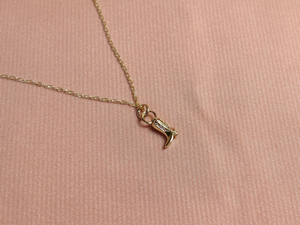 Freedom Boot Pendant Necklace