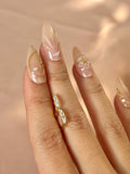 Baguette Clear CZ Huggies Earrings