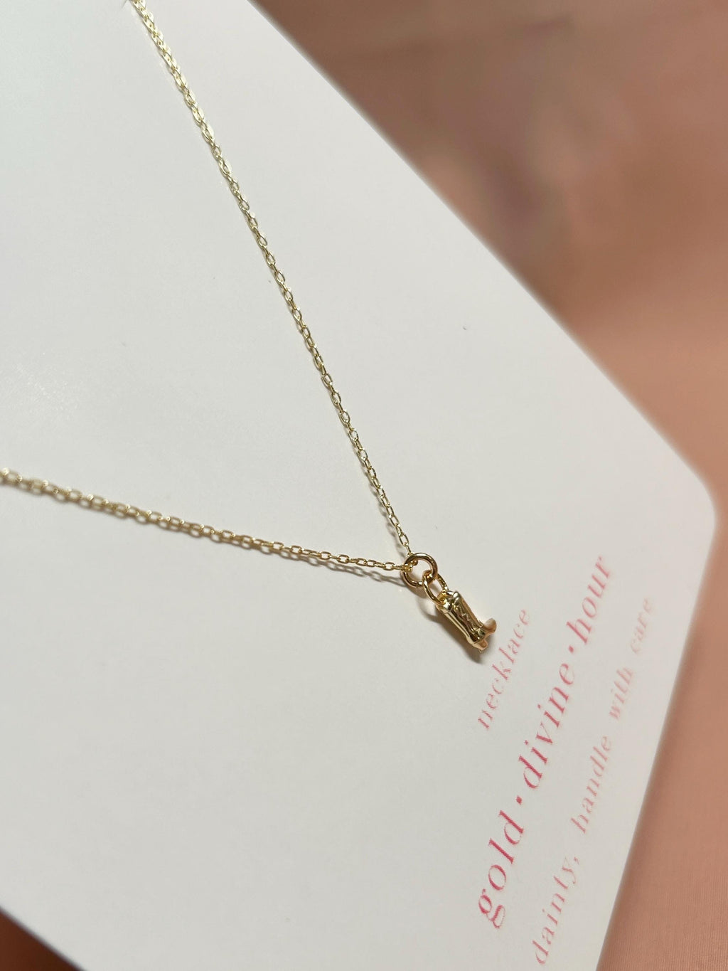 Freedom Boot Pendant Necklace
