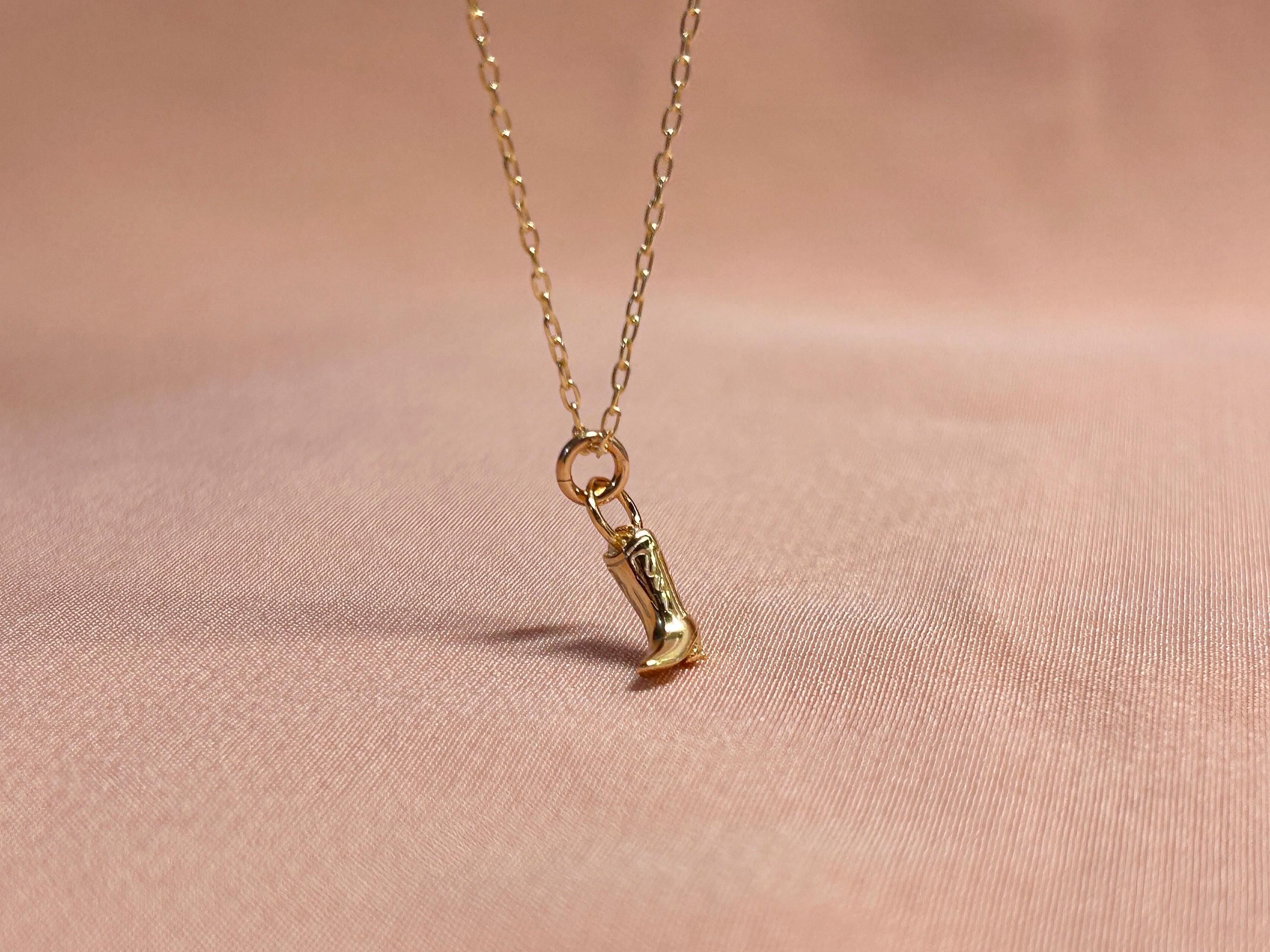 Freedom Boot Pendant Necklace