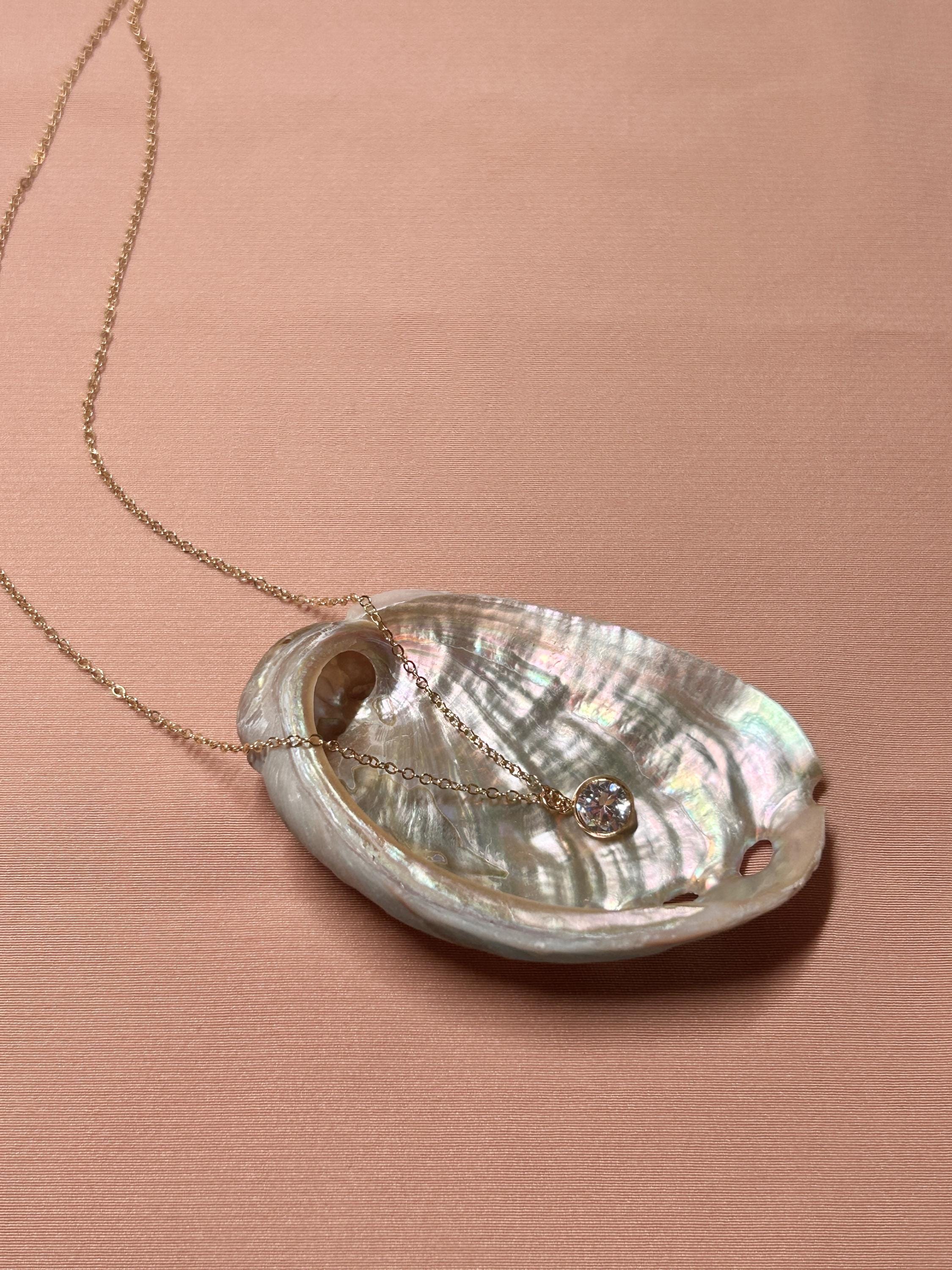 Crystal Clear Pendant Necklace