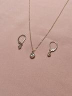 Crystal Clear Gem Threader Earrings