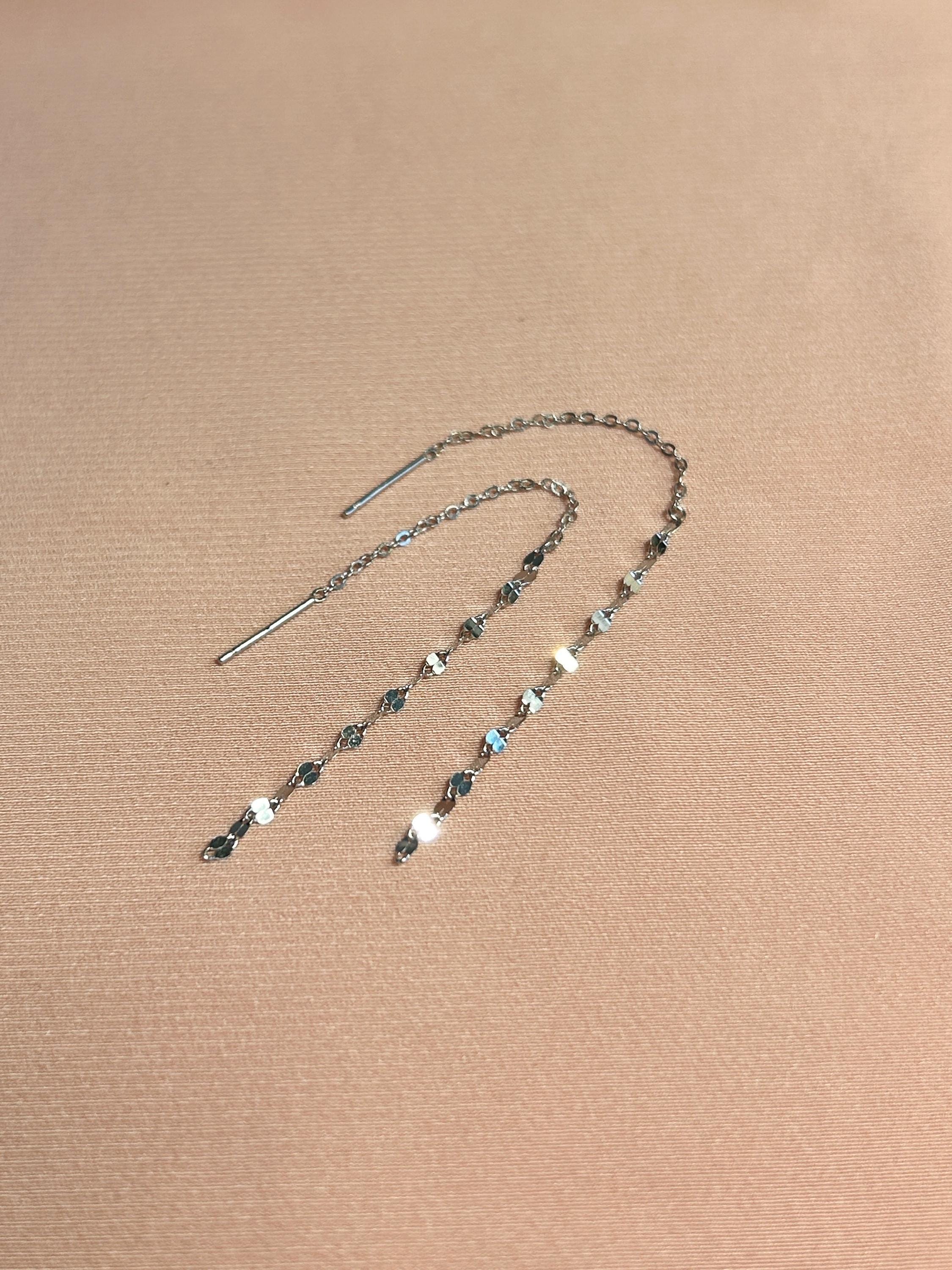 Optics Optica Chain Simple Threader Earrings