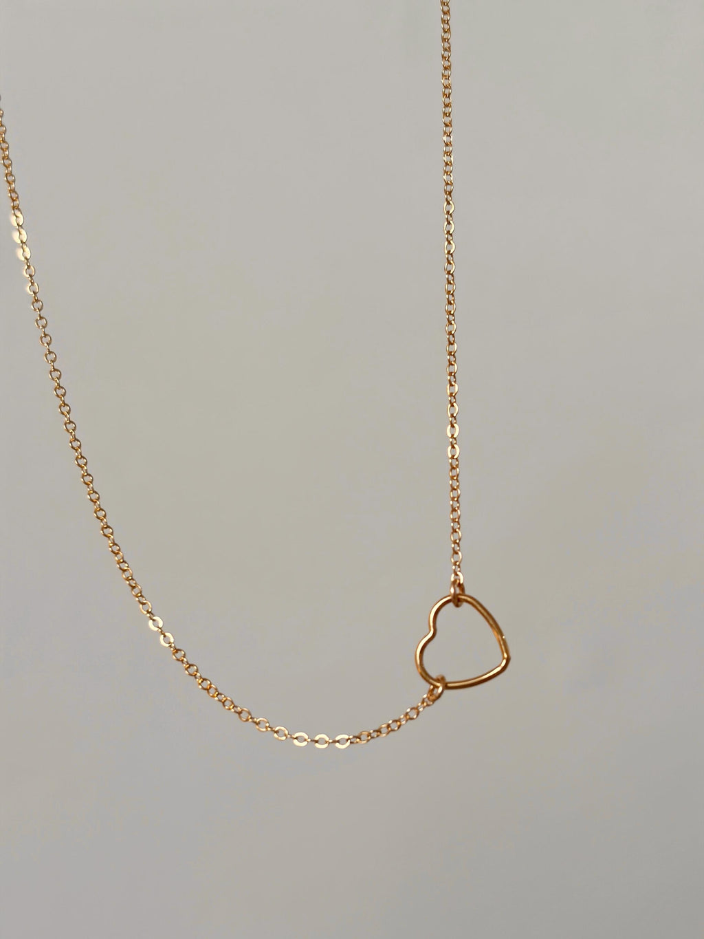 Heart Outline Necklace