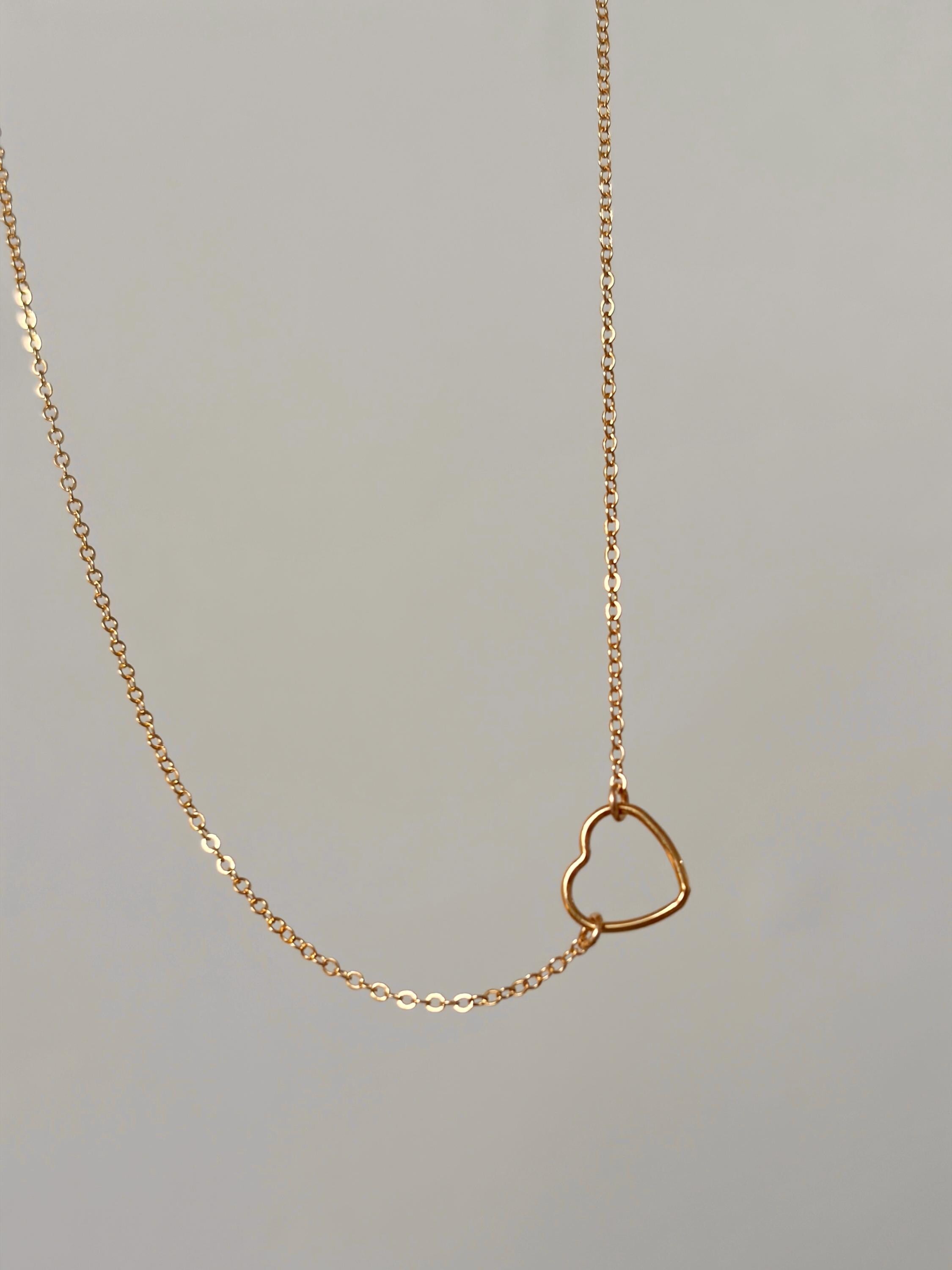 Heart Outline Necklace