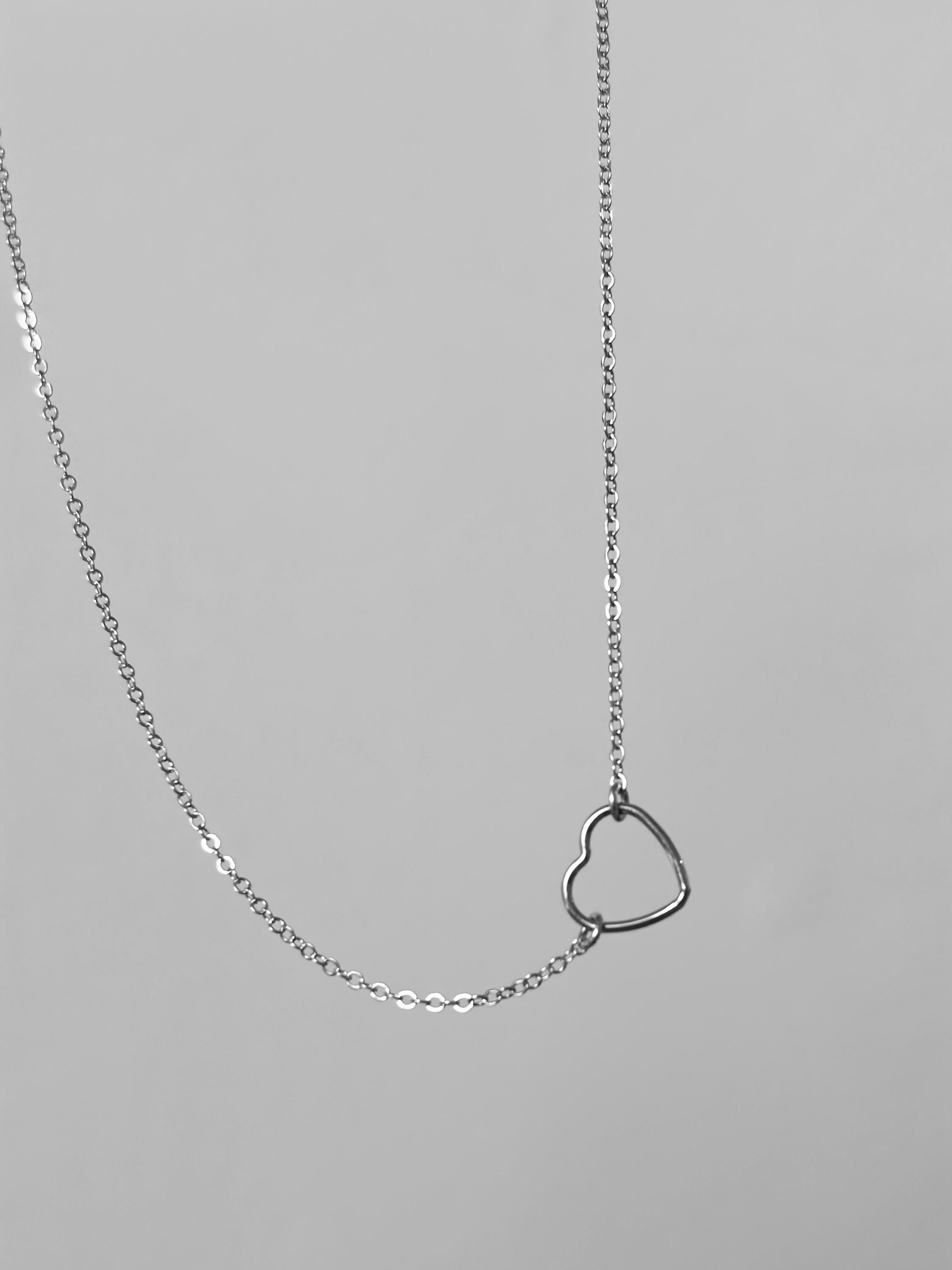 Heart Outline Necklace