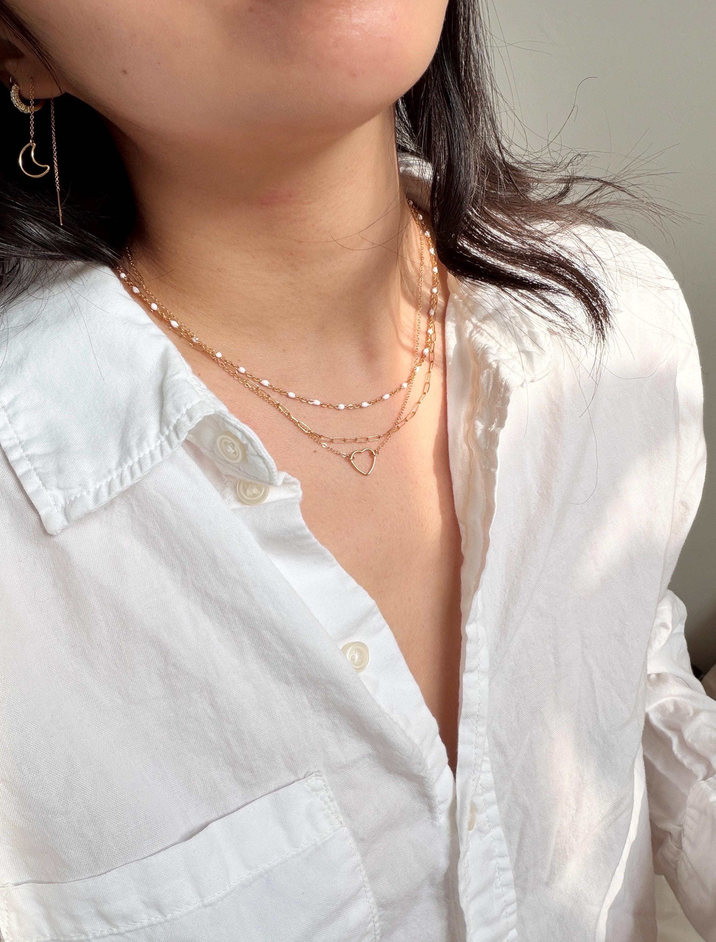 Heart Outline Necklace